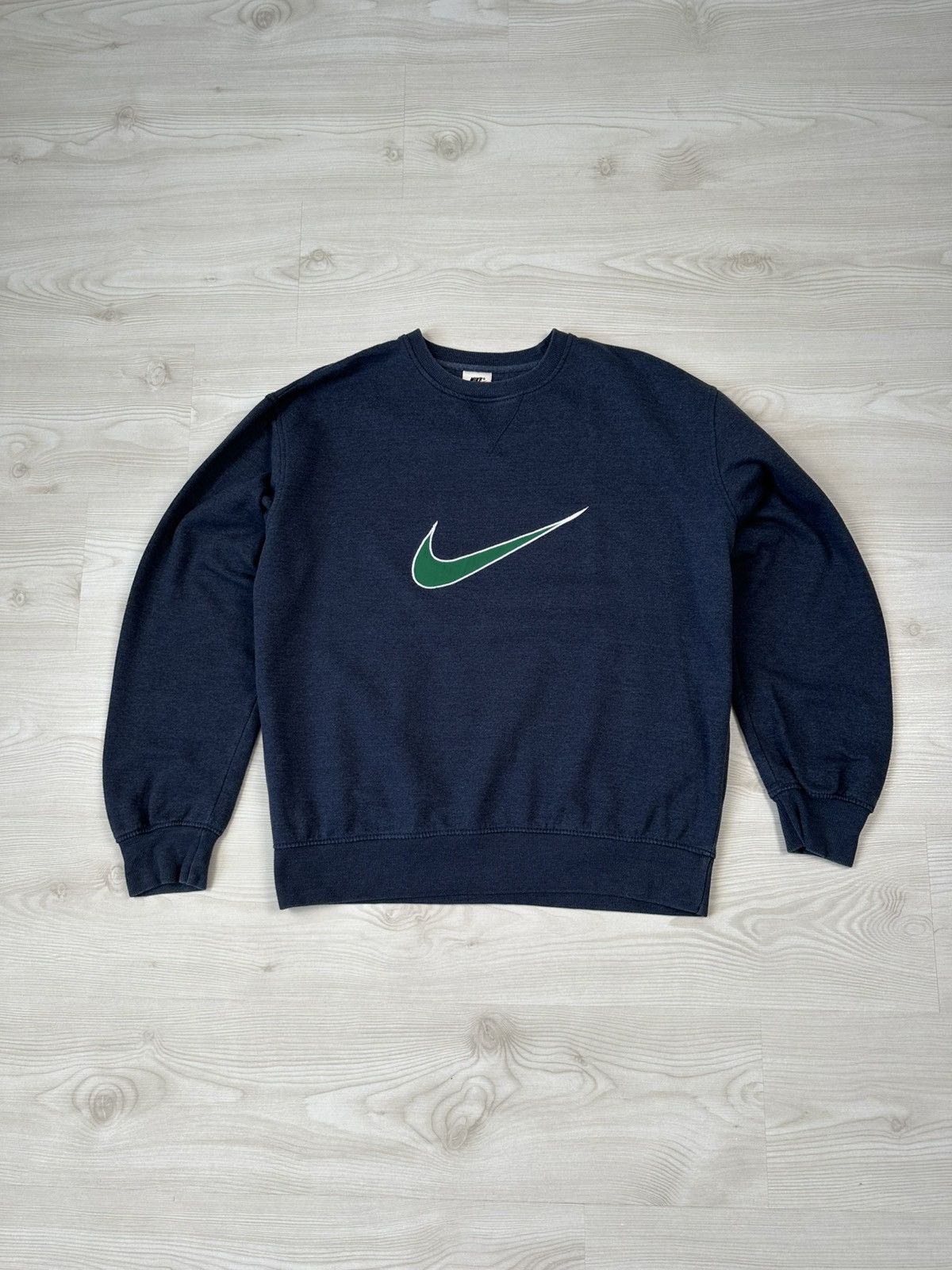 Nike × Vintage Vintage Y2k Nike Sweatshirt Big Swoosh Logo Size US S / EU 44-46 / 1 - 2 Thumbnail