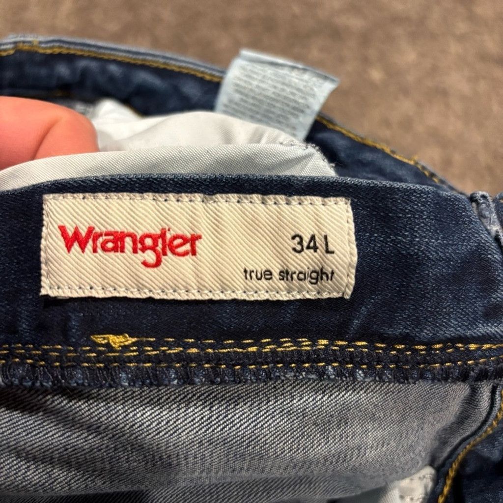 Wrangler Wrangler Women's Classic Blue Straight Leg Jeans Size 32" / US 10 / IT 46 - 5 Thumbnail