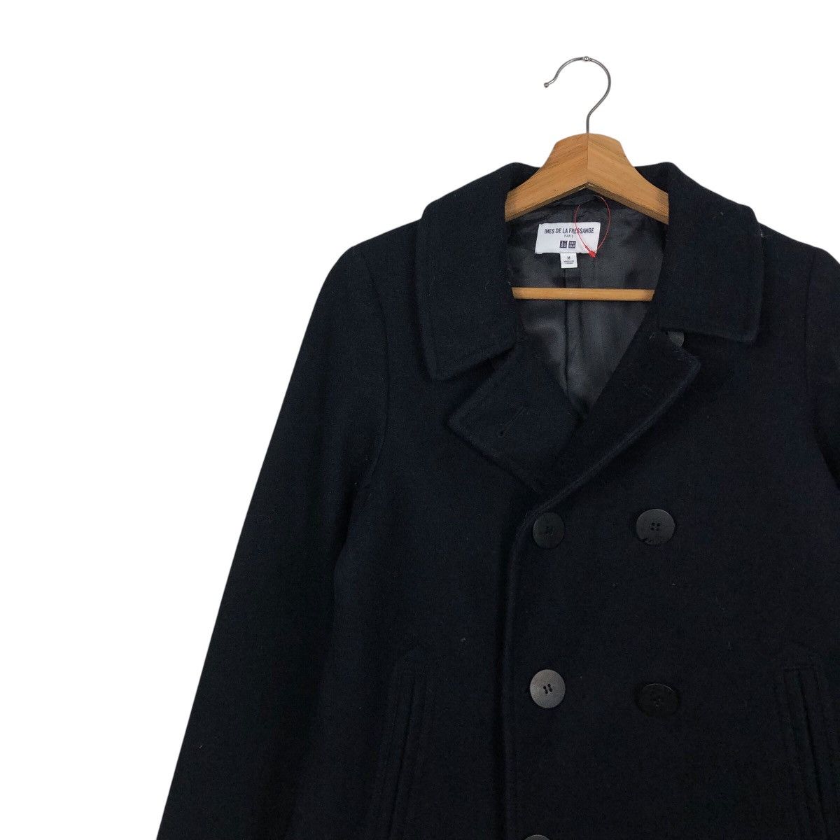 Japanese Brand 📌Vintage Wool Jacket Double Breast Ines De La Fressange Size US M / EU 48-50 / 2 - 8 Thumbnail
