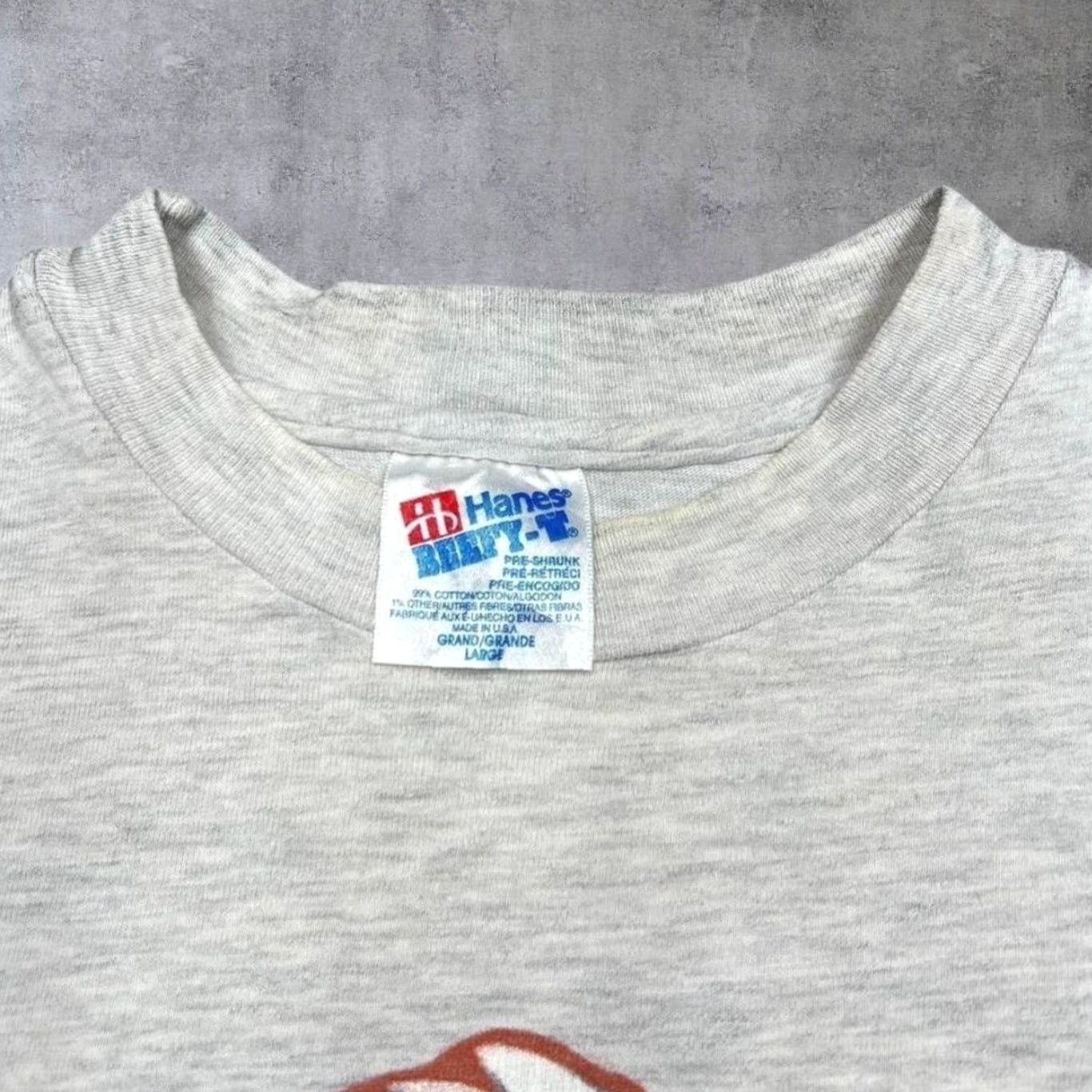 Hanes VINTAGE Hanes On Location Eagle All-Over Print Single Stitch T-Shirt Large Size US L / EU 52-54 / 3 - 4 Thumbnail
