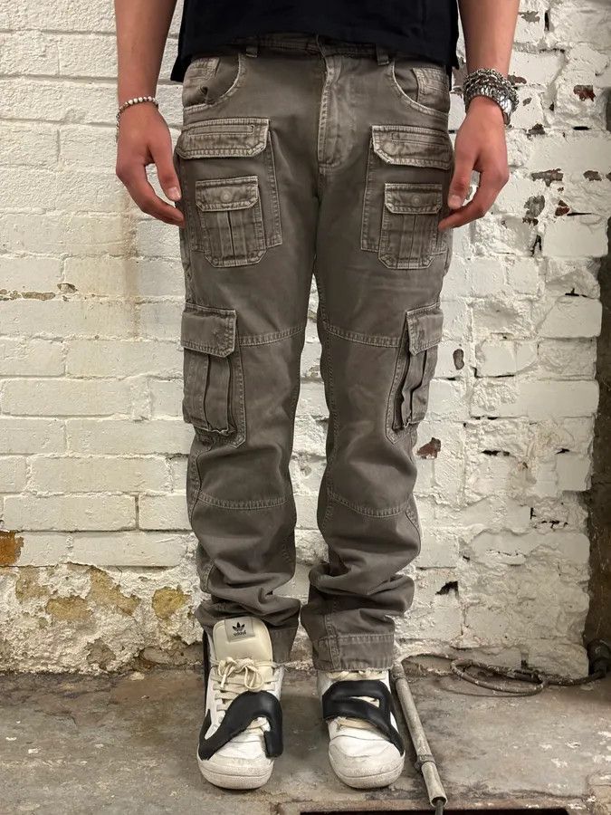Dolce & Gabbana AW2008 Dolce & Gabbana Multi-Pocket Grey Cargo Pants Size US 32 / EU 48 - 2 Thumbnail