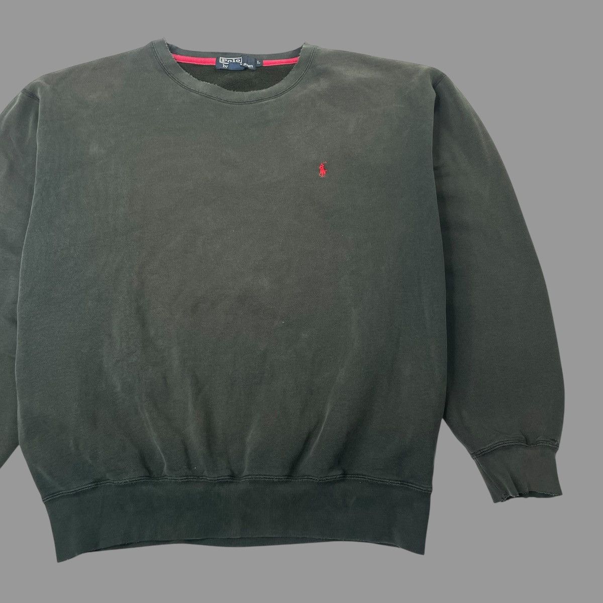 Polo Ralph Lauren × Vintage Vintage 90s polo Ralph Lauren sweatshirt Size US L / EU 52-54 / 3 - 3 Thumbnail