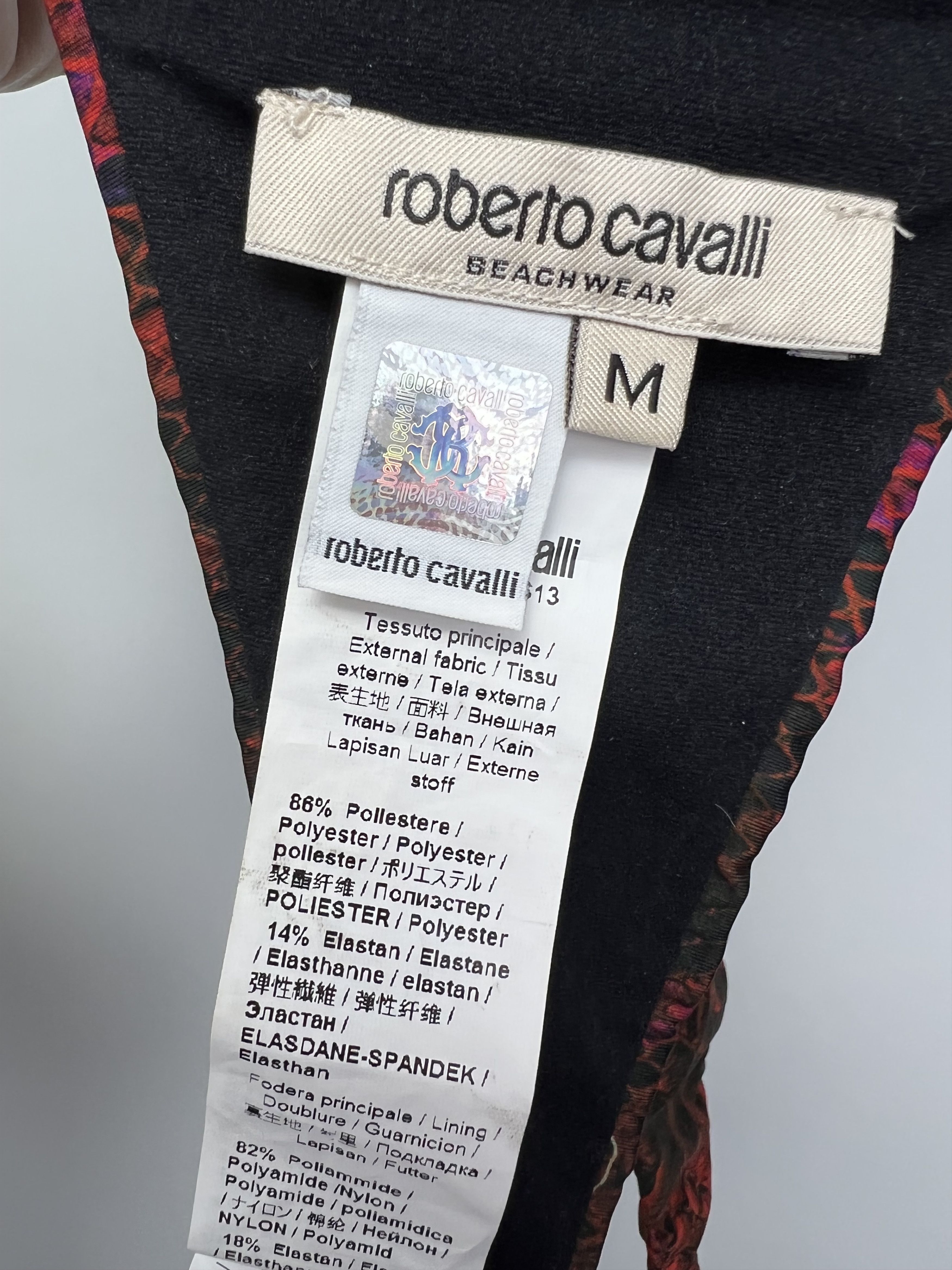 Roberto Cavalli Roberto Cavalli Beachwear Swimsuit Snake Print Size M Size ONE SIZE - 8 Thumbnail