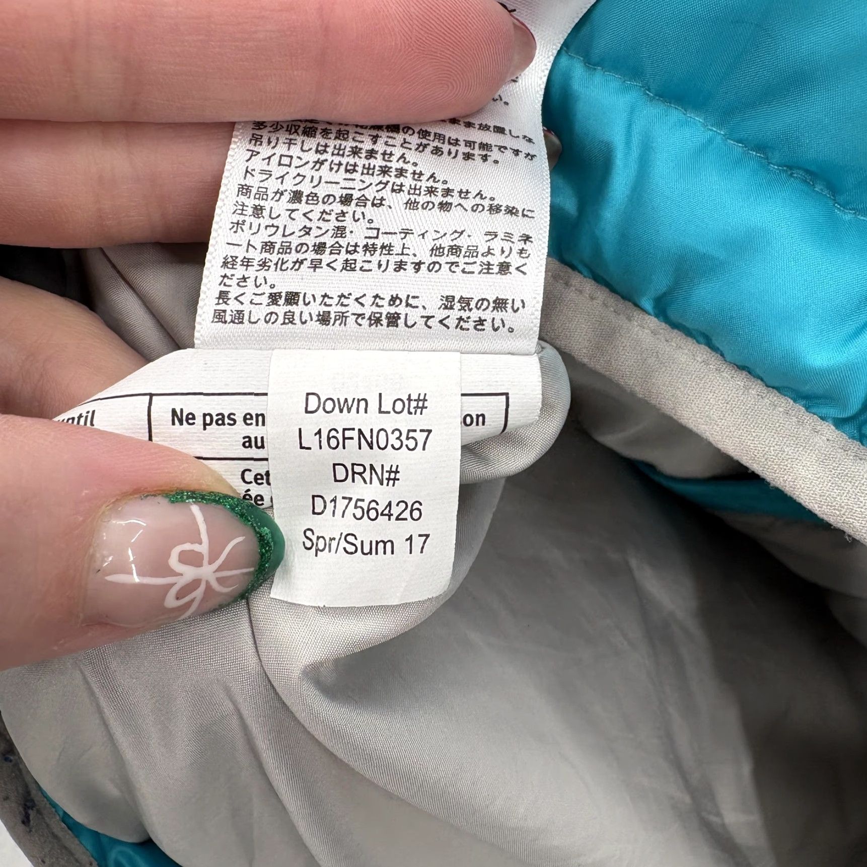 Eddie Bauer VINTAGE? No — Eddie Bauer Jacket Womens S Teal Down Puffer Lightweight Quilted Zip Trail Jacket Size S / US 4 / IT 40 - 6 Thumbnail