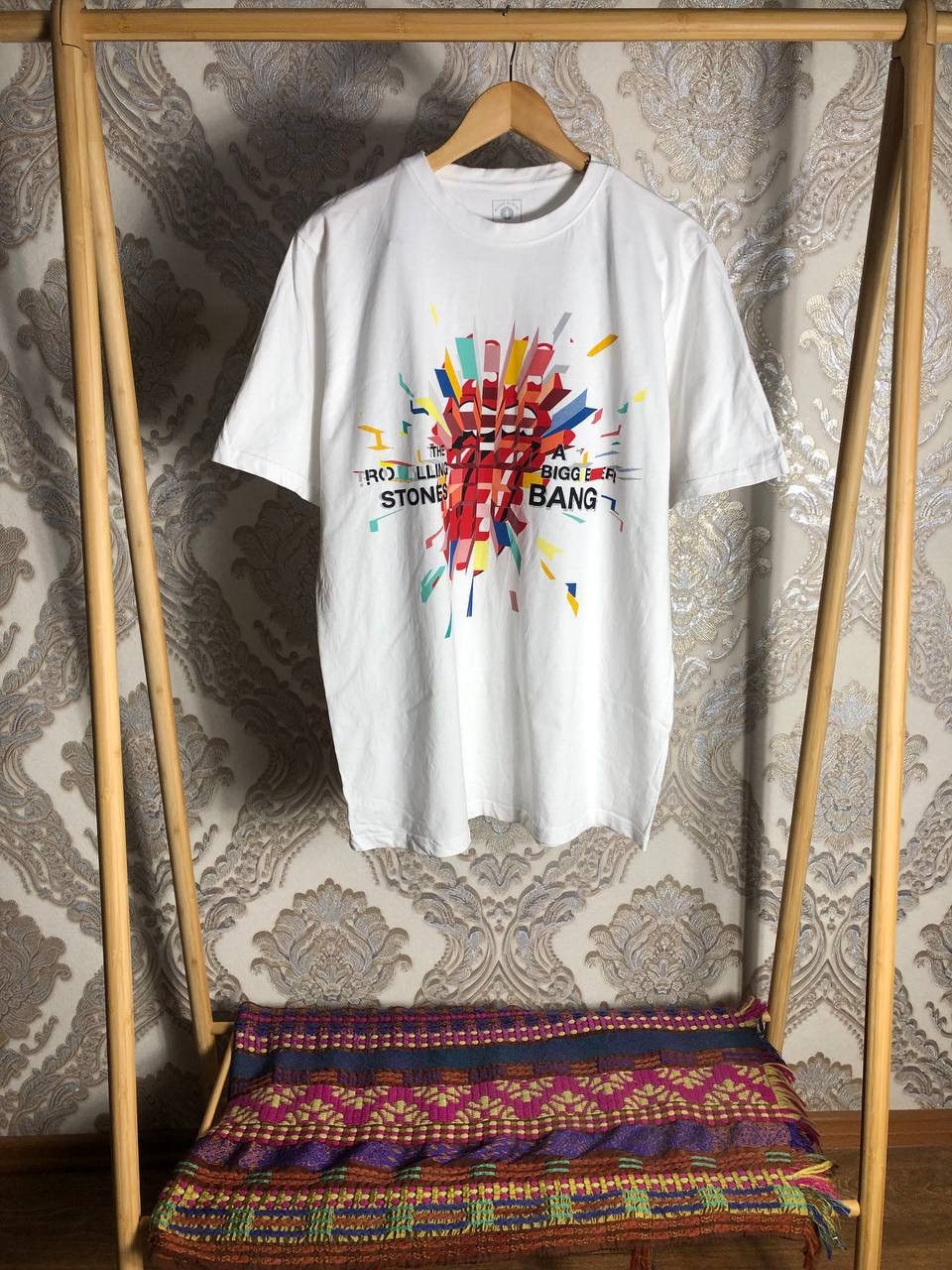 Band Tees VINTAGE THE ROLLING STONES WORLD TOUR ROCK T-SHIRT Y2K 90s Size US XL / EU 56 / 4 - 2 Thumbnail