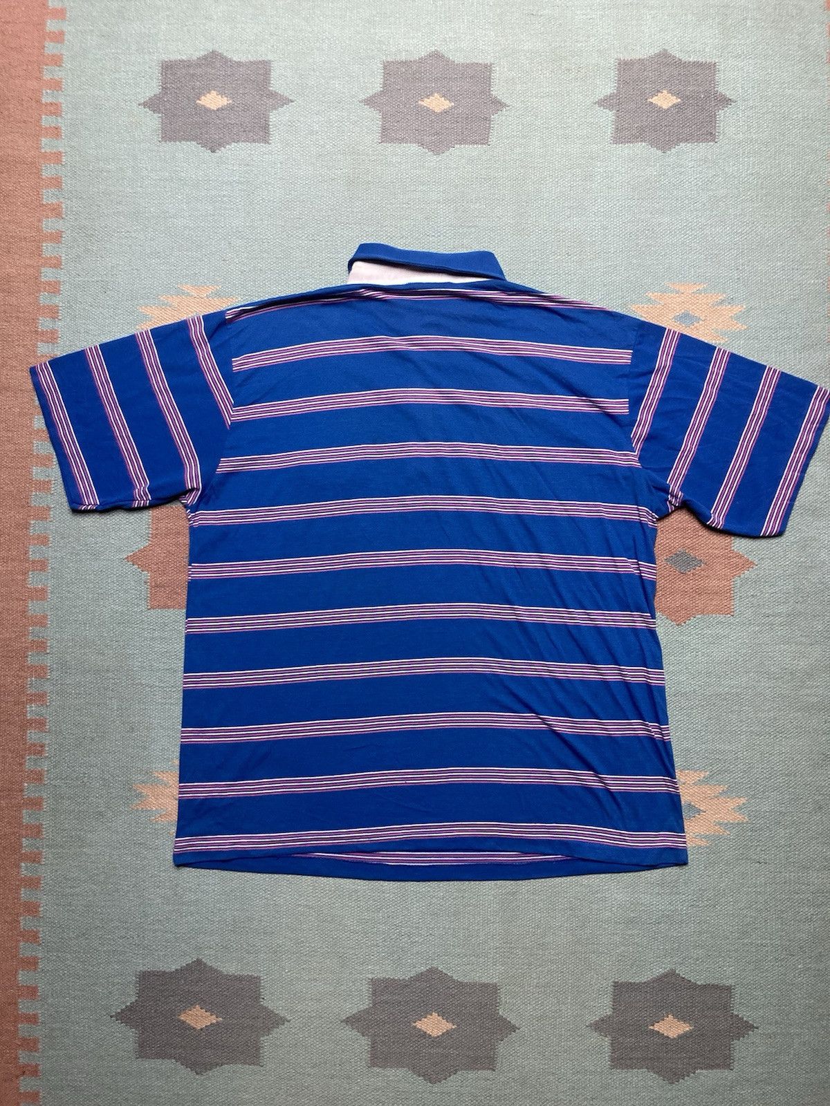 Vintage Vtg short sleeve polo shirt striped golf soft Chip Beck XL Size US XL / EU 56 / 4 - 6 Thumbnail
