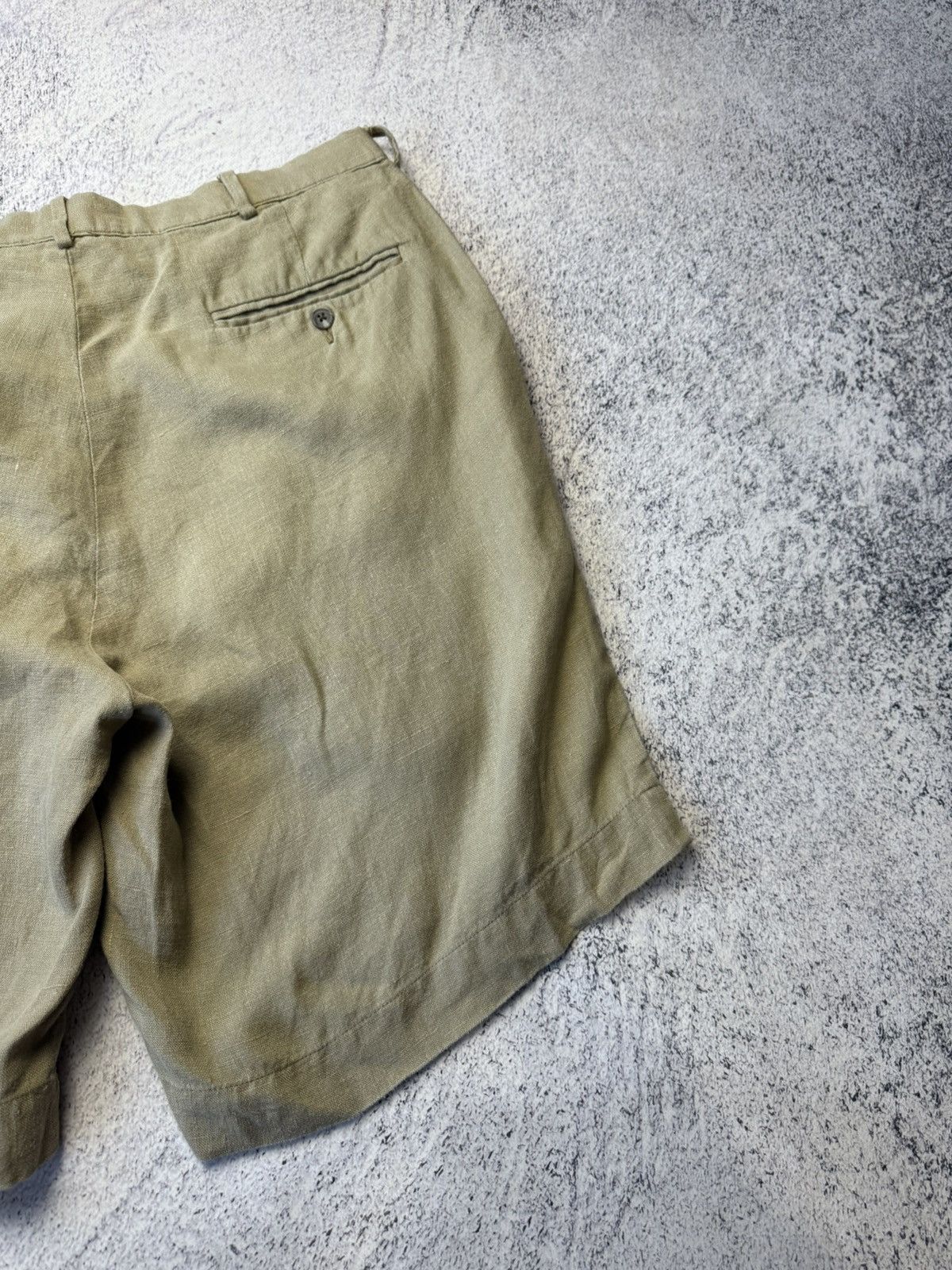 Polo Ralph Lauren Vintage Polo Ralph Lauren Linen Shorts Old Money Size 34 Size US 34 / EU 50 - 20 Thumbnail