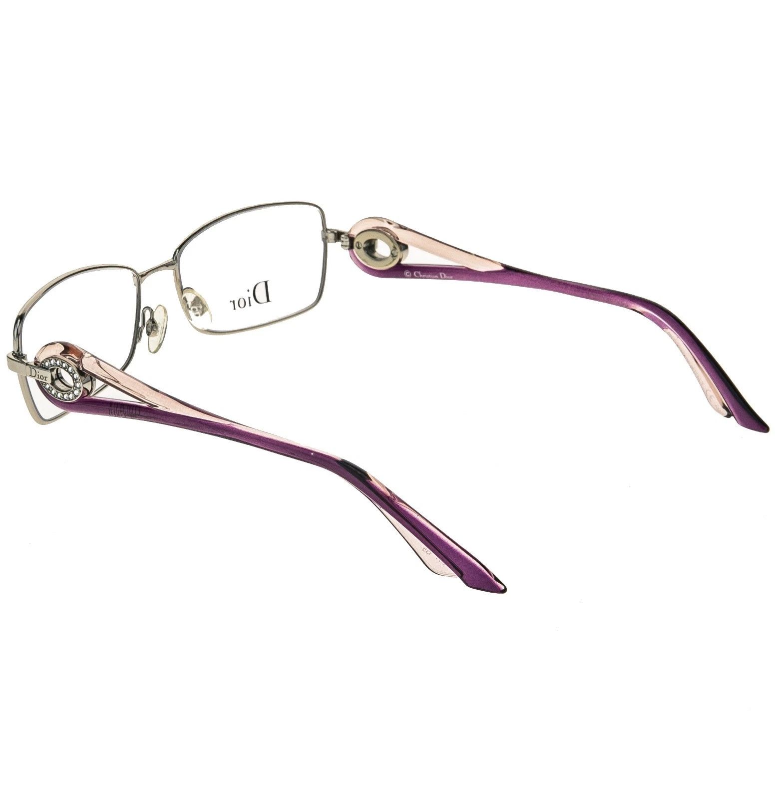 Christian Dior Monsieur CHRISTIAN DIOR CD3754 3754 VOLUTE Silver Square Eyeglasses Size ONE SIZE - 9 Thumbnail