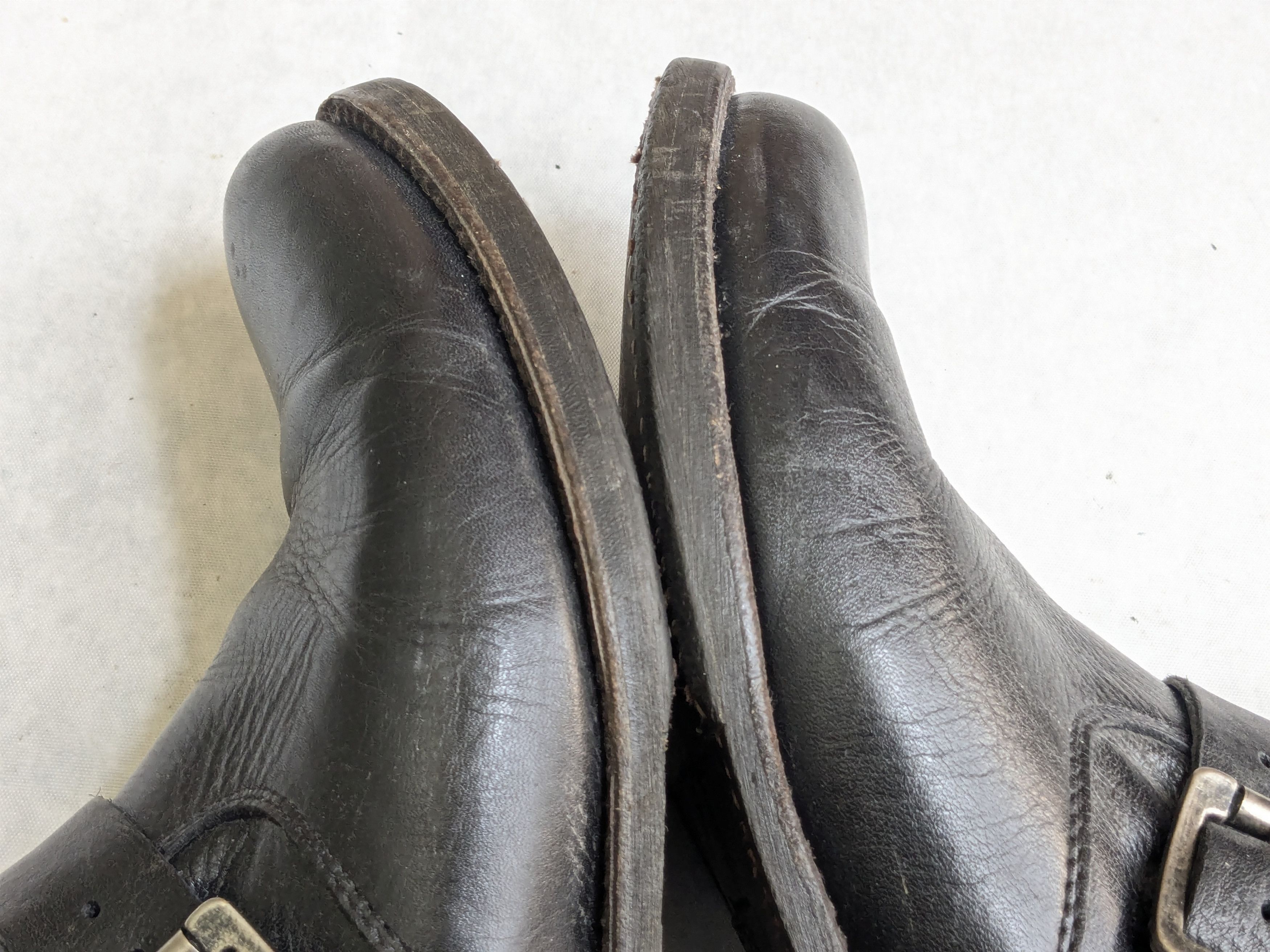 Frye Frye Engineer Boots Black Leather 7.5 Motorcycle Biker Size US 7.5 / EU 40-41 - 6 Thumbnail