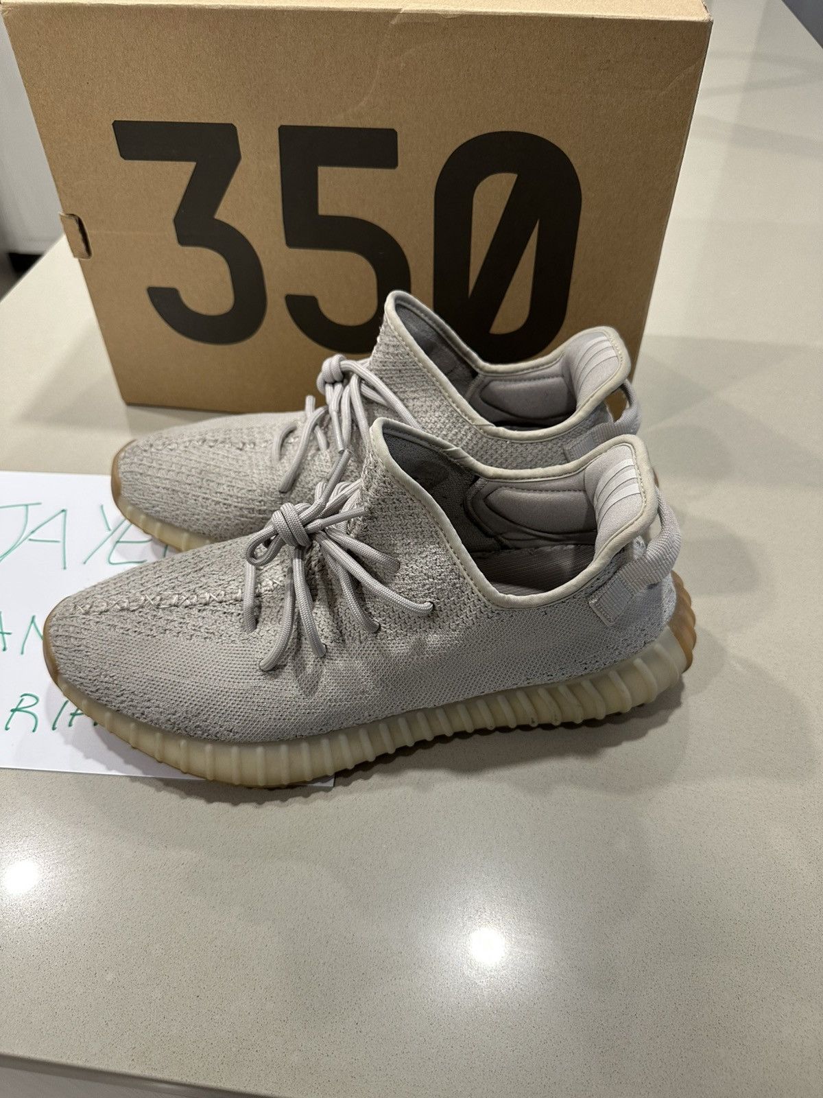 Adidas × Kanye West Adidas Yeezy 350 ‘Sesame’ Size 12 Size US 12 / EU 45 - 3 Thumbnail
