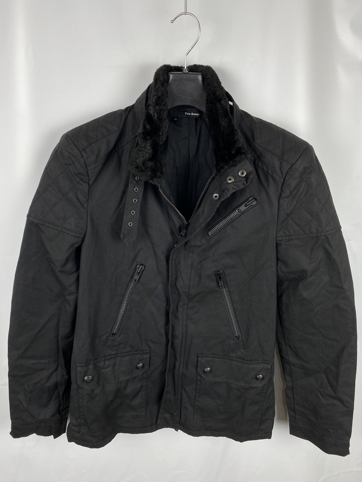 The Kooples The Kooples Waxed Cotton Jacket Men size 46 XS Size US S / EU 44-46 / 1 - 7 Thumbnail