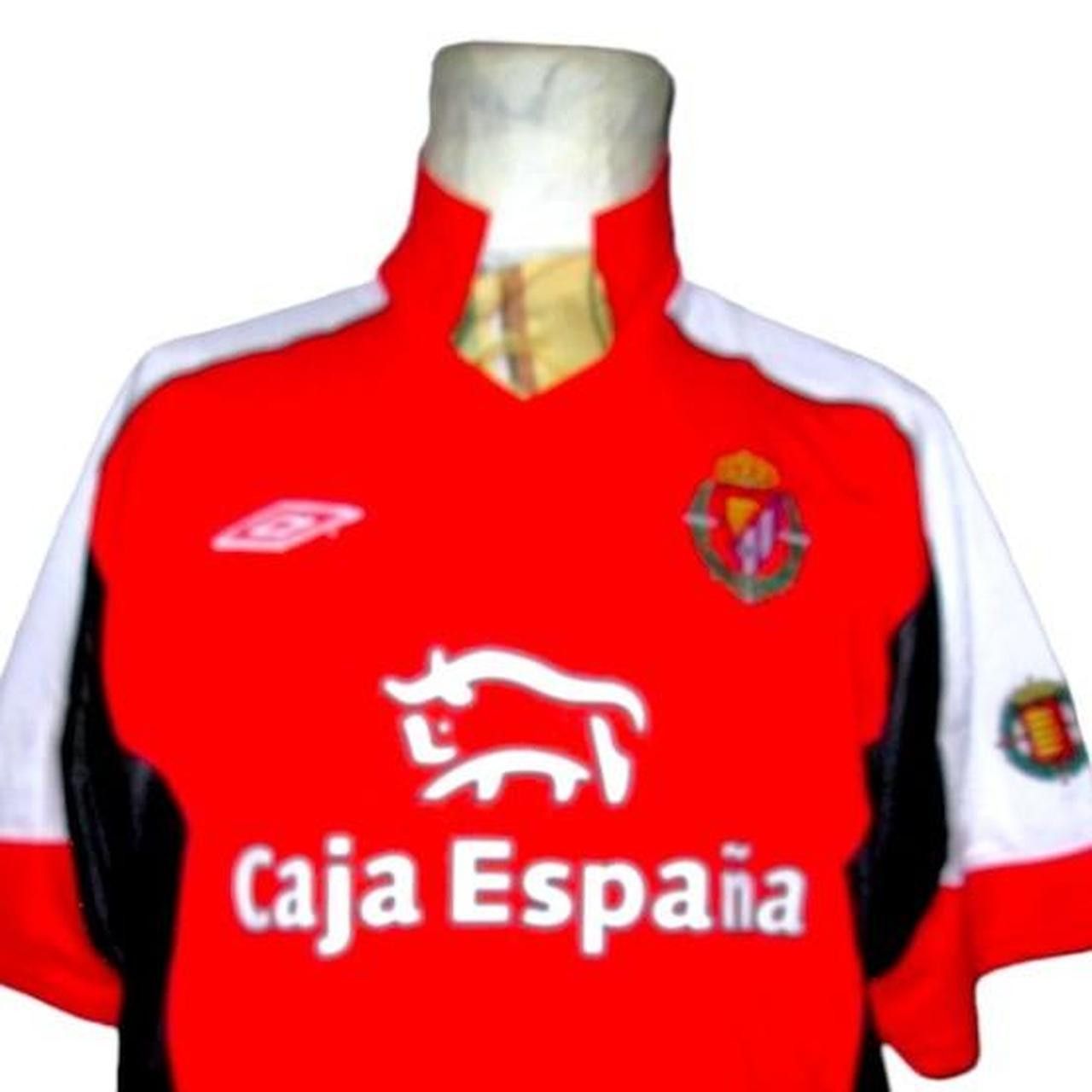Umbro Real Valladolid Spain 2001 2002 Away Shirt Jersey camiseta Size US XL / EU 56 / 4 - 2 Thumbnail