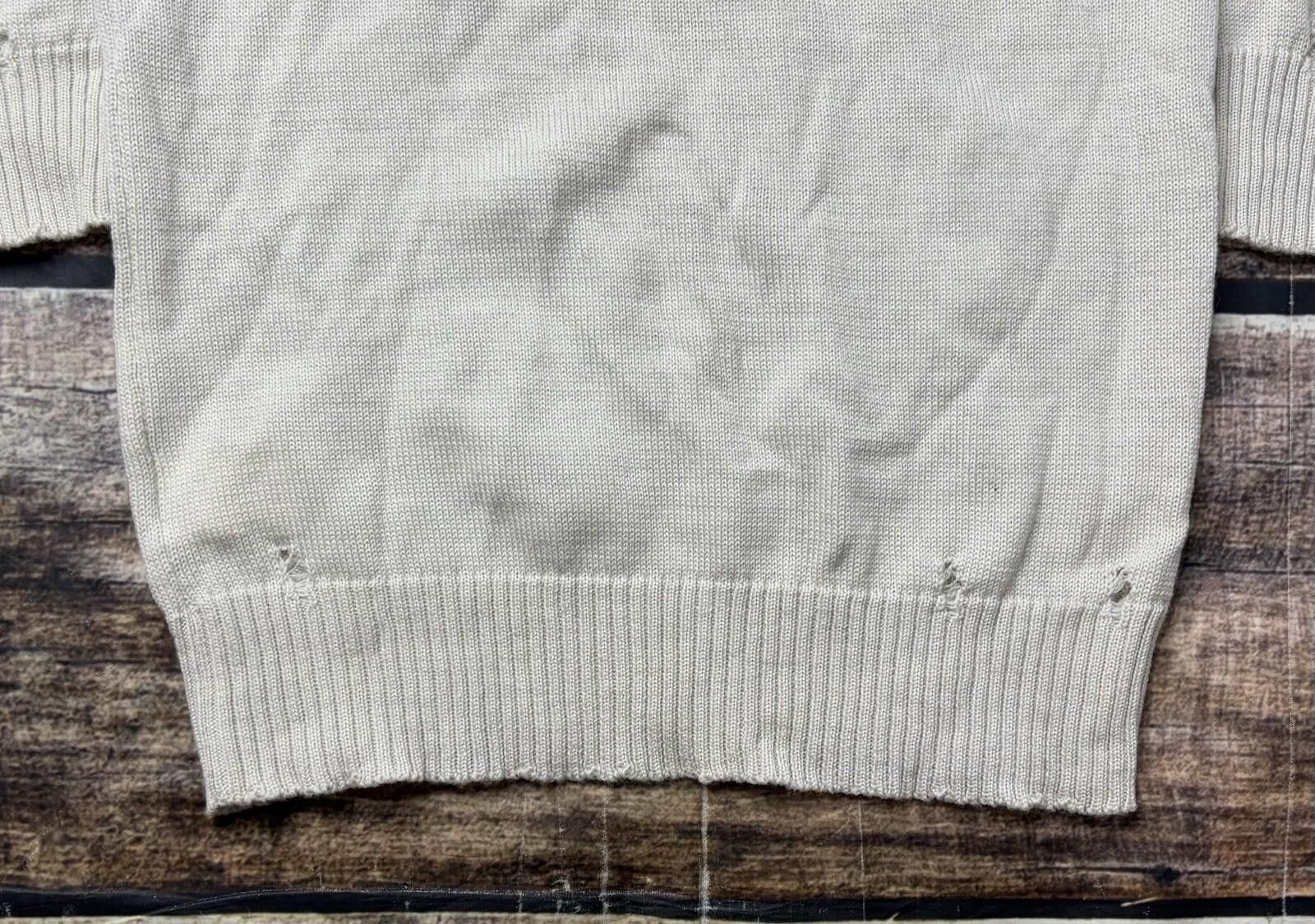 Pierre Balmain Pierre Balmain Sweater Women 30 M 100% Wool Distressed Italy Size M / US 6-8 / IT 42-44 - 10 Thumbnail