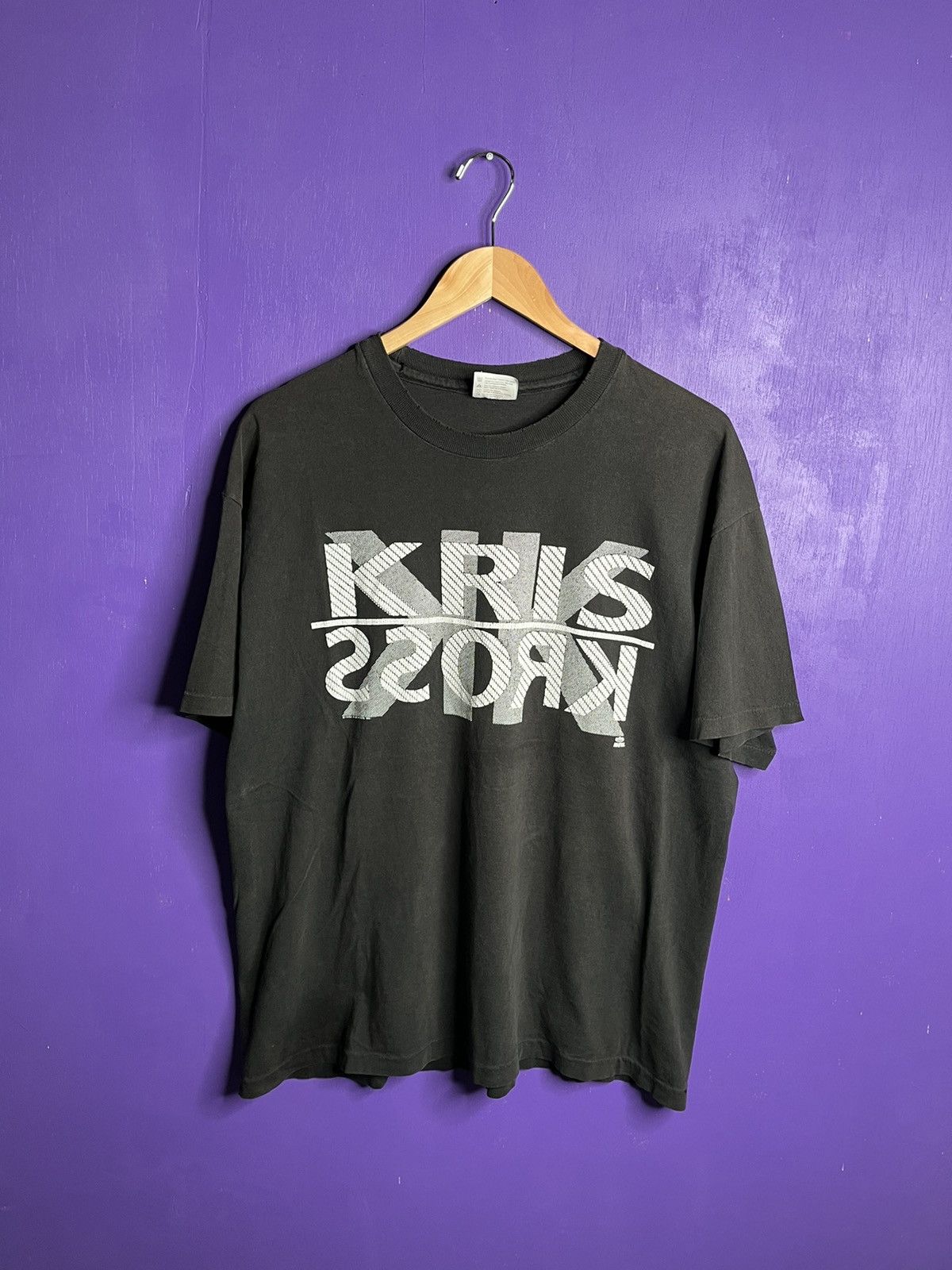 Rap Tees × Vintage Vintage 1992 Kris Kross faded logo tour t-shirt Size US XL / EU 56 / 4 - 1 Thumbnail