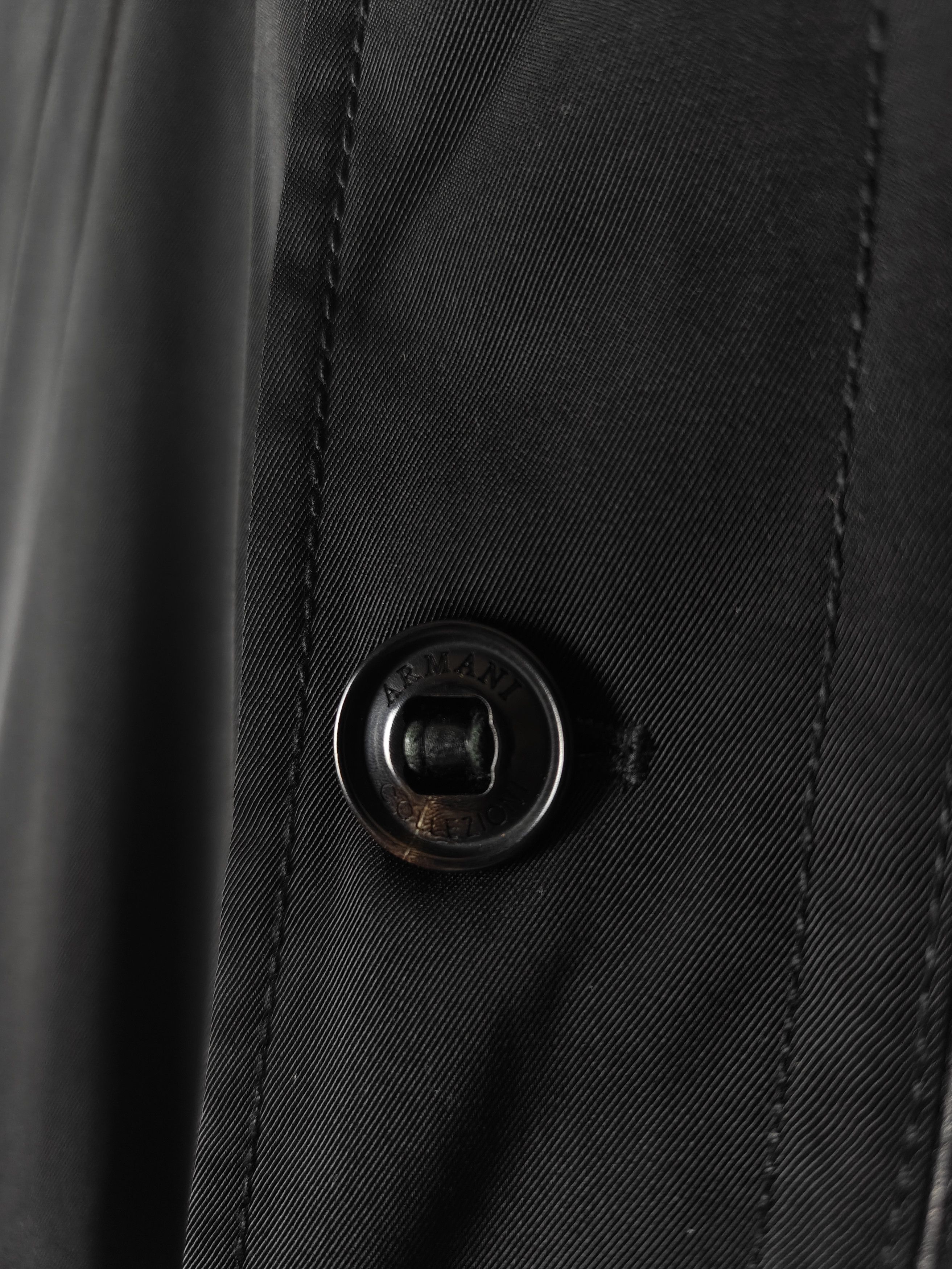 Armani Collezioni Armani Collezioni Jacket Water Repellent Black size 50 Size US L / EU 52-54 / 3 - 6 Thumbnail
