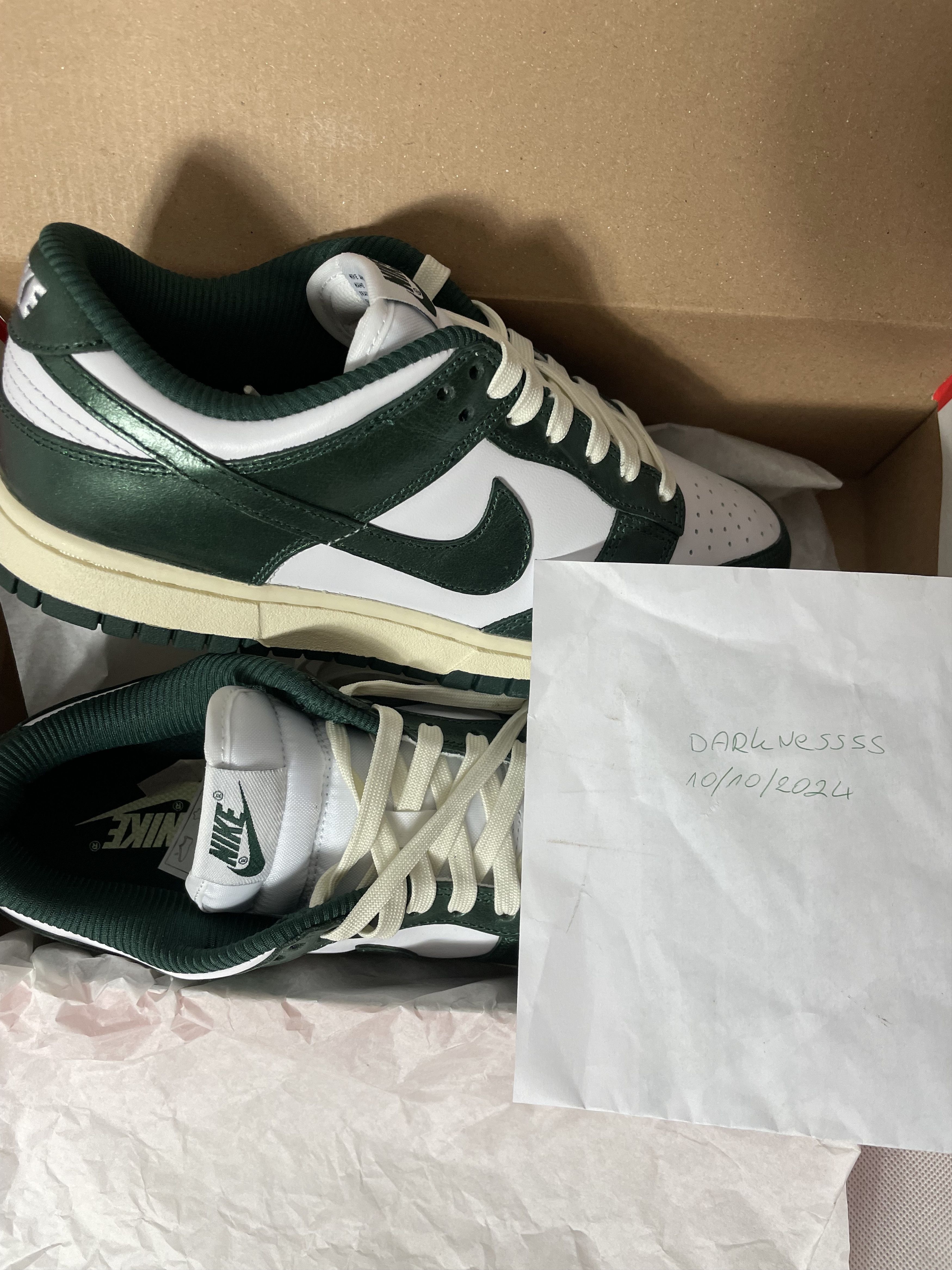 Nike × Vintage Nike Dunk Low Vintage Green Size US 8 / IT 38 - 11 Thumbnail