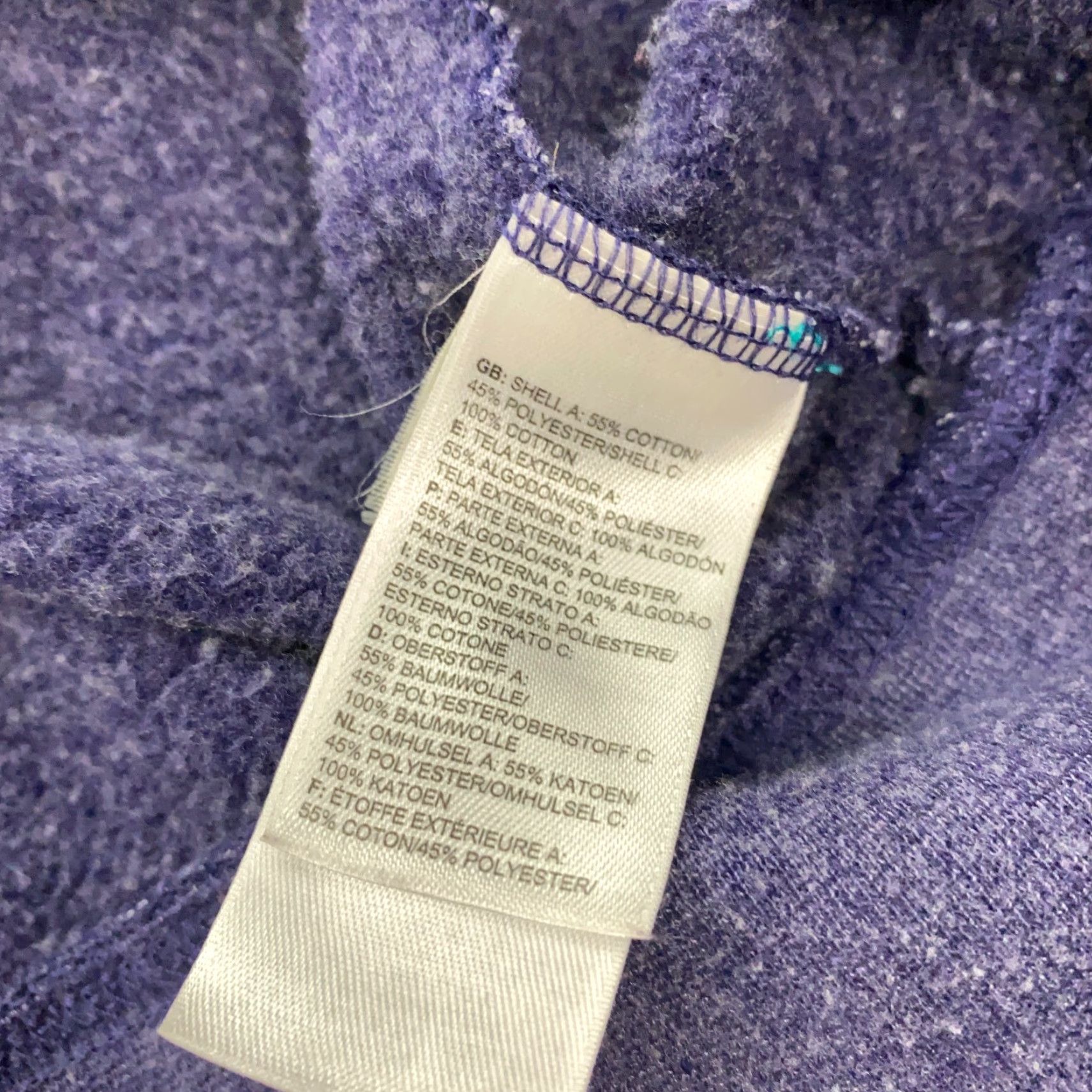 The North Face The North Face Womens Hoodie Small Purple Logo Front Pockets Pullover Sweatshirt Knit Size S / US 4 / IT 40 - 6 Thumbnail