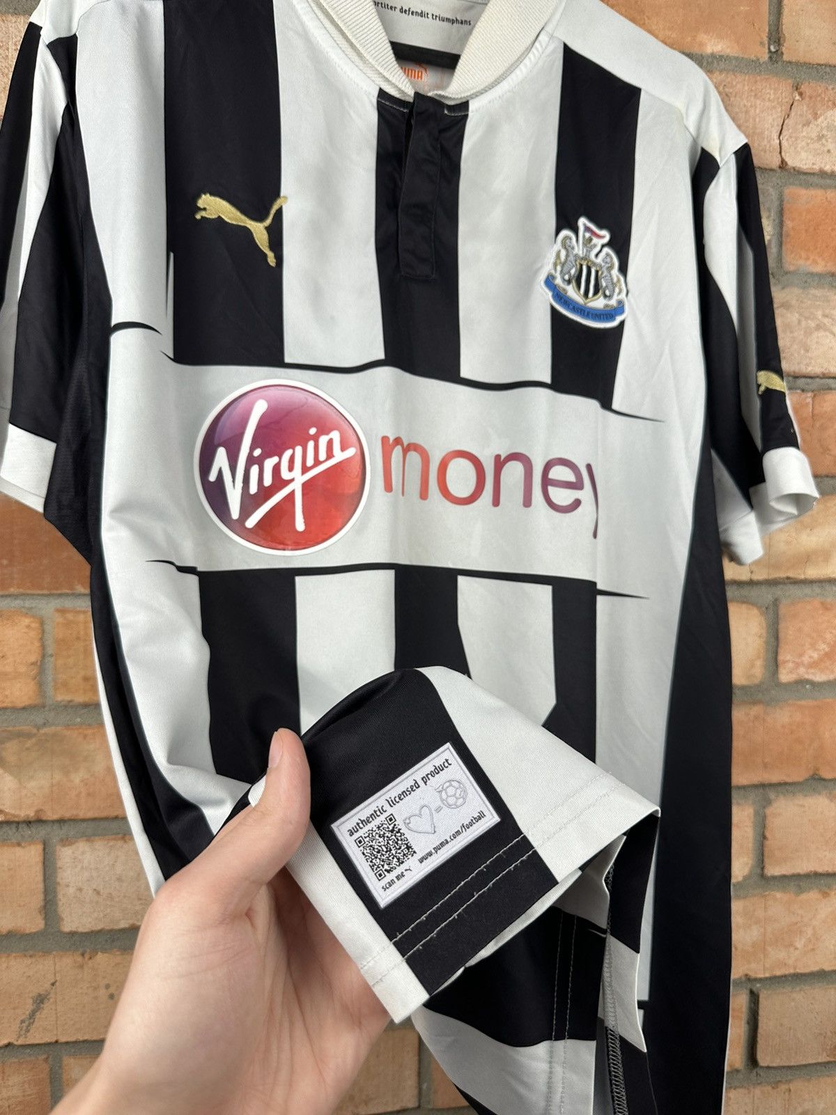 Vintage Puma New Castle United Jersey