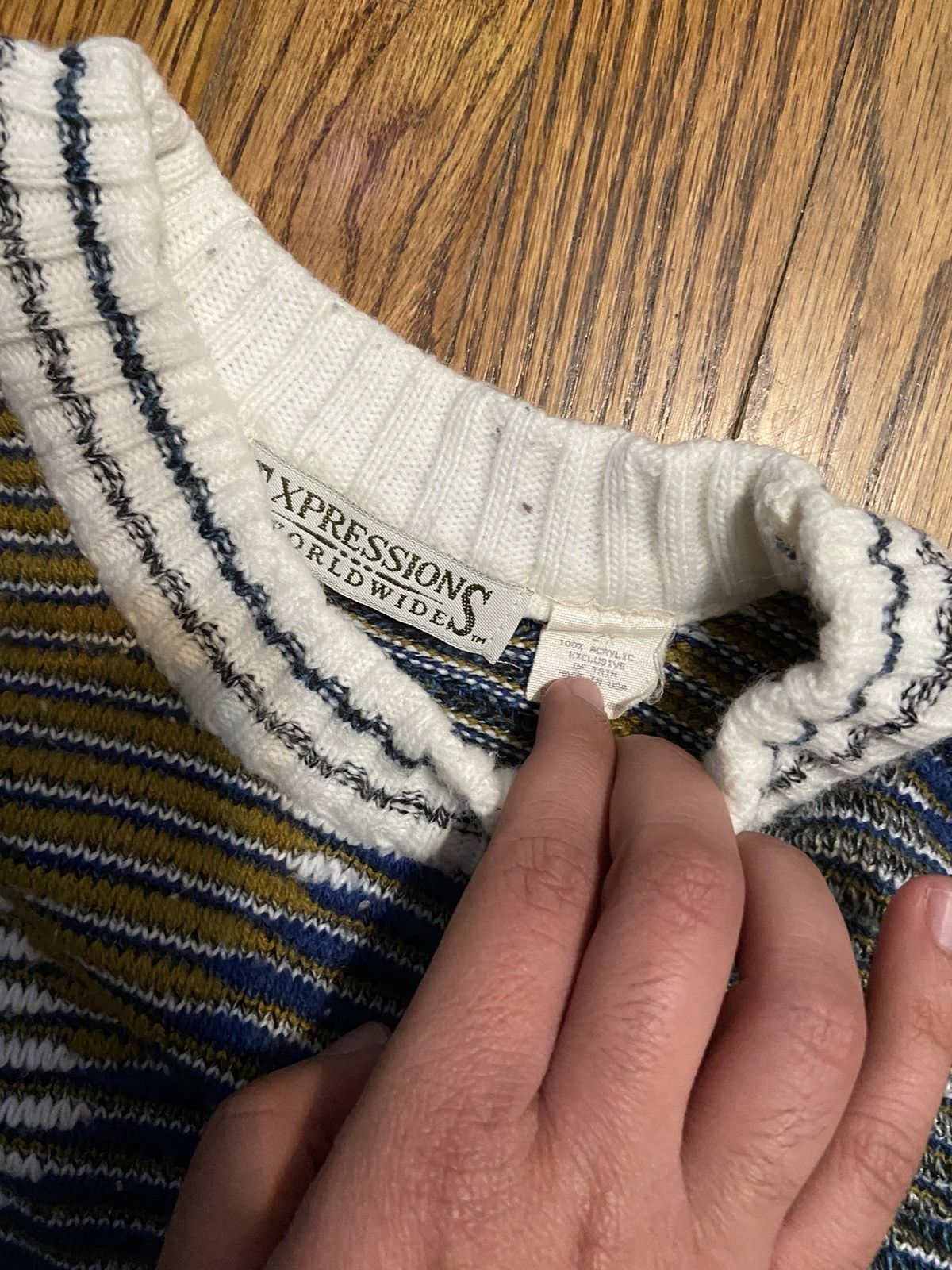 Vintage Vintage knit sweater Size US XXL / EU 58 / 5 - 3 Thumbnail