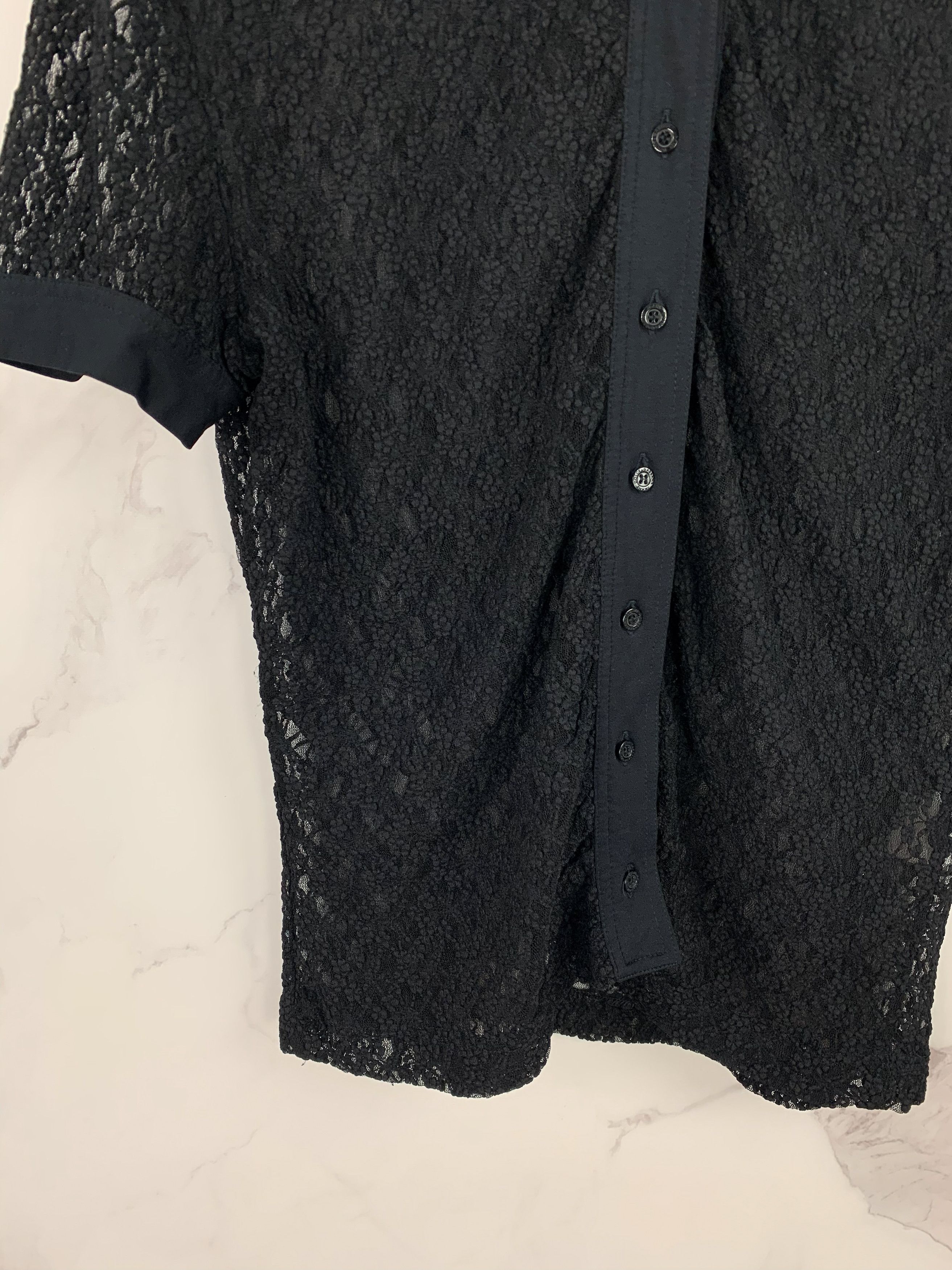 Dolce & Gabbana Vintage Dolce Gabbana Crochet Button Shirt Size S Size S / US 4 / IT 40 - 5 Thumbnail