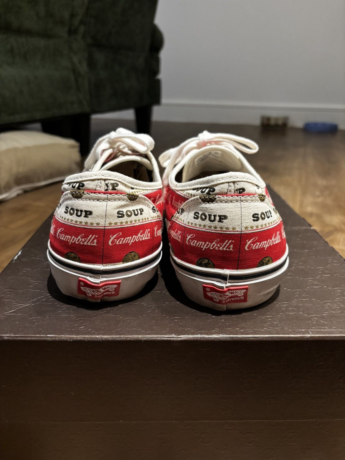Andy Warhol × Supreme Vans Supreme x Authentic Pro 'Campbell's Soup' Size US 11.5 / EU 44-45 - 4 Thumbnail