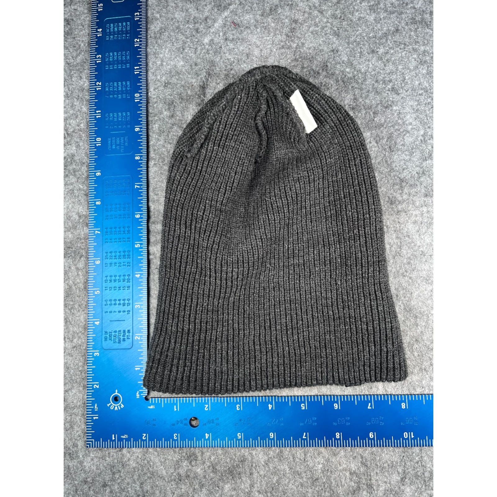 Vintage Yupoong Beanie Adult One Size Gray Knit 100% Acrylic Hat Unisex Adults Beanie Winter Outdoor Ski Mens Women s Size ONE SIZE - 6 Thumbnail