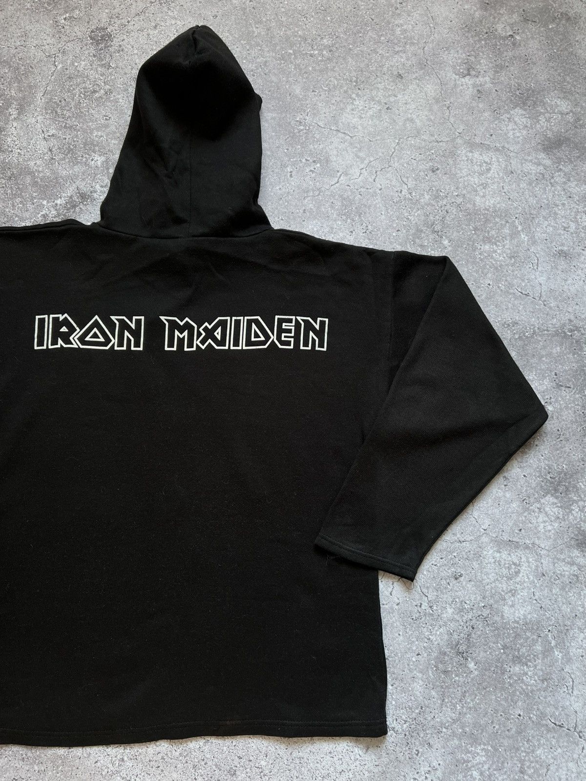 Band Tees × Iron Maiden × Vintage Vintage Iron Maiden 2003 Bootleg Hoodie Size US M / EU 48-50 / 2 - 17 Thumbnail
