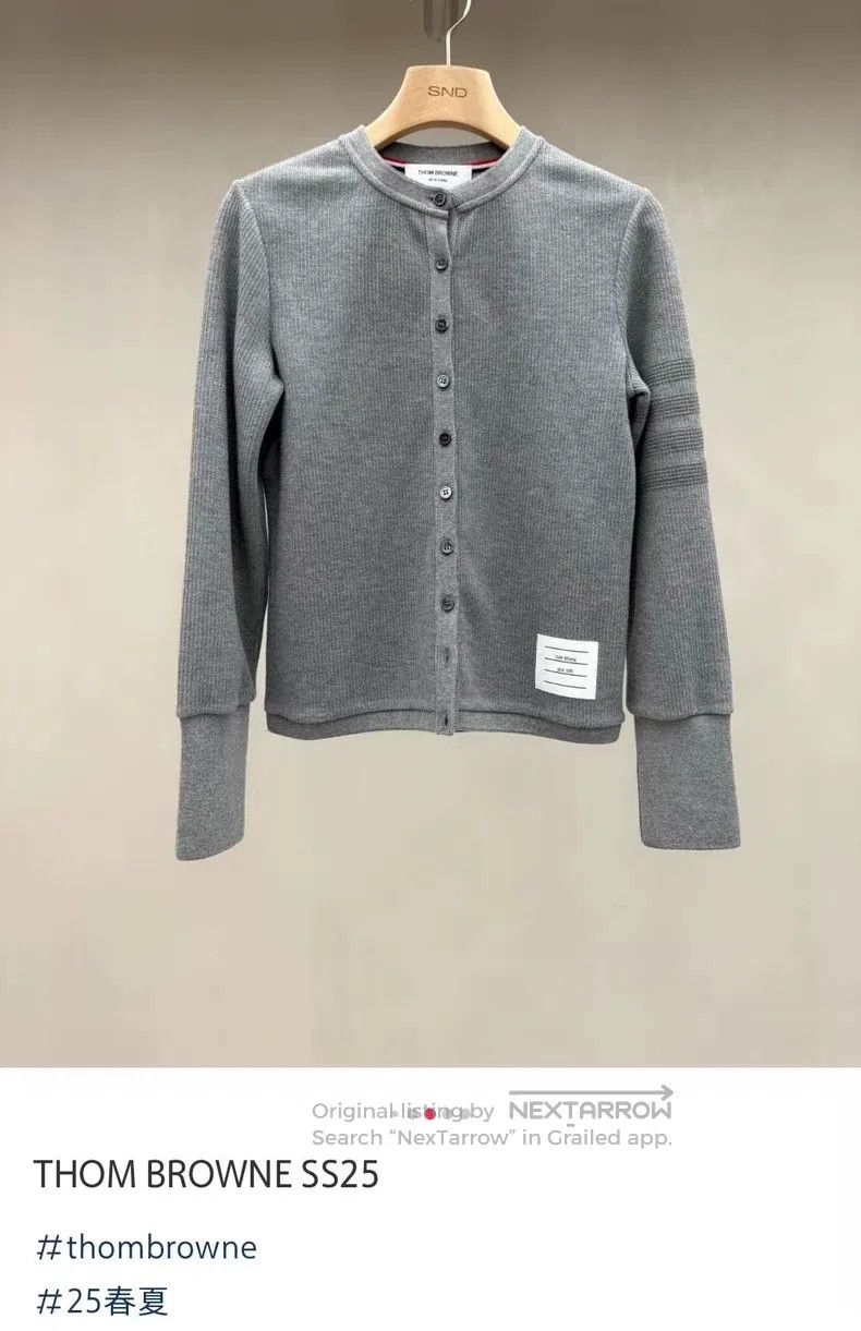 Thom Browne Thom Browne Cotton cardigan Size S / US 4 / IT 40 - 1 Thumbnail