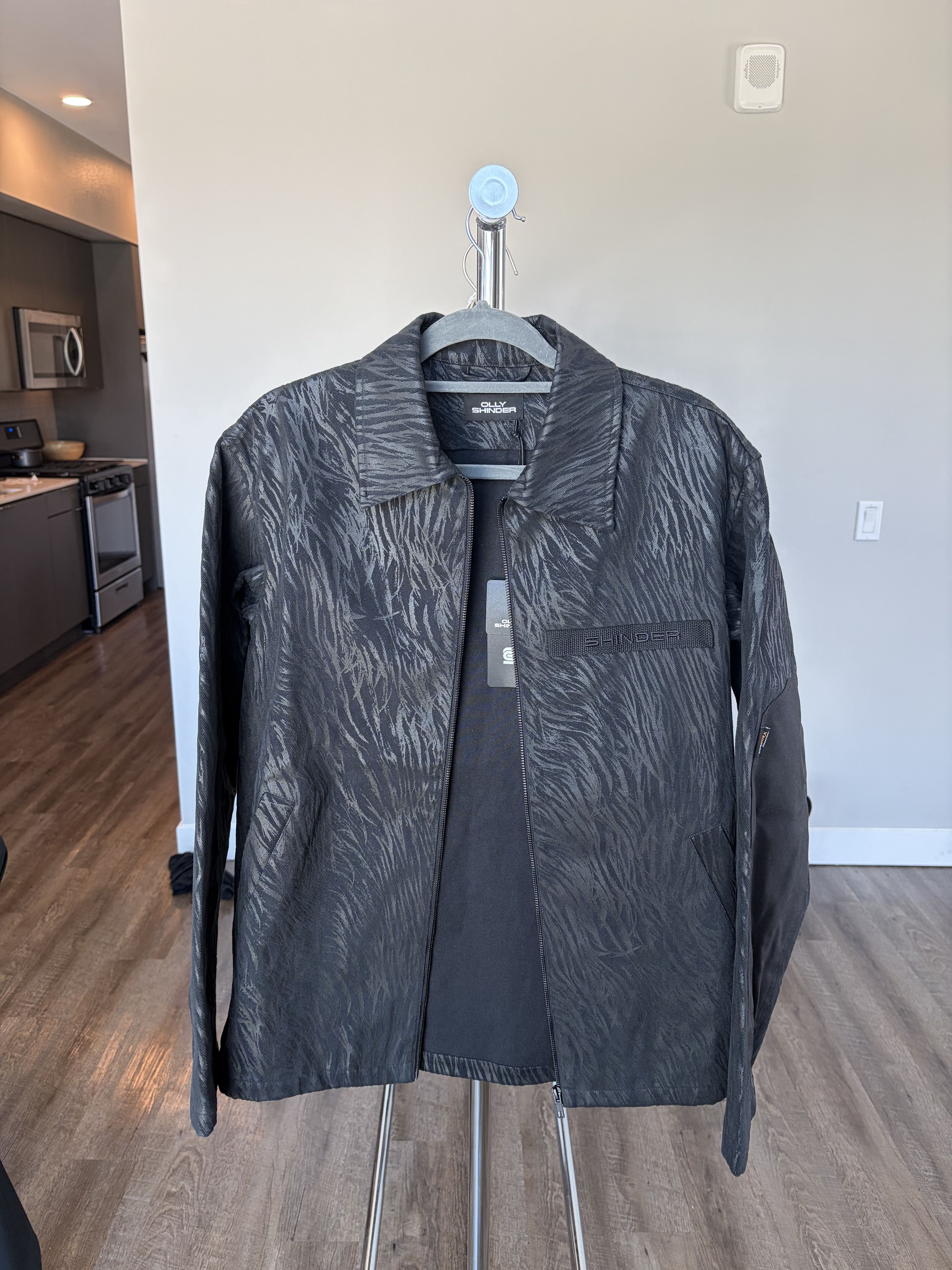 Other Olly Shinder SS25 Gardiner Blouson Jacket Blackcam (Runway) Size US M / EU 48-50 / 2 - 1 Thumbnail