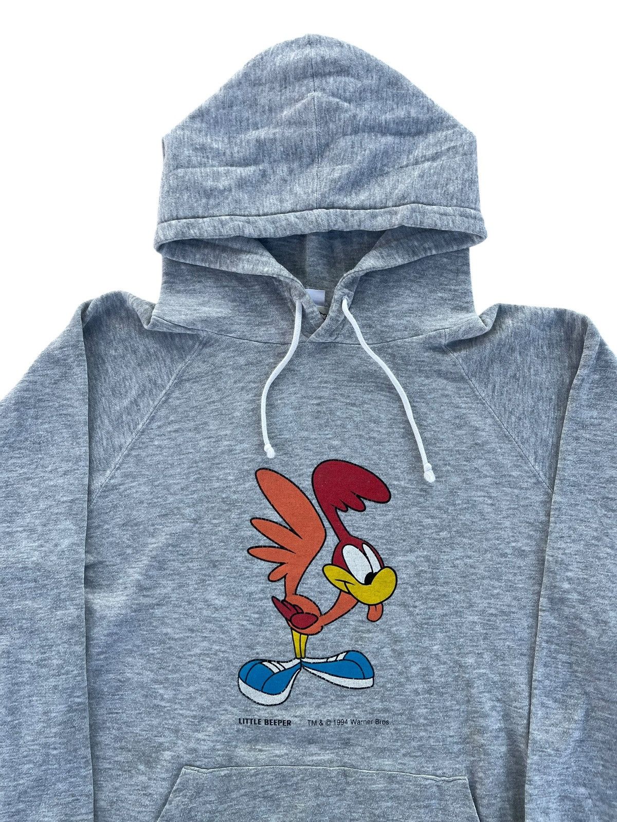Warner Bros Vintage 90's Little Beeper 1994 Warner Bros Tiny Toon Hoodie Size US L / EU 52-54 / 3 - 4 Thumbnail