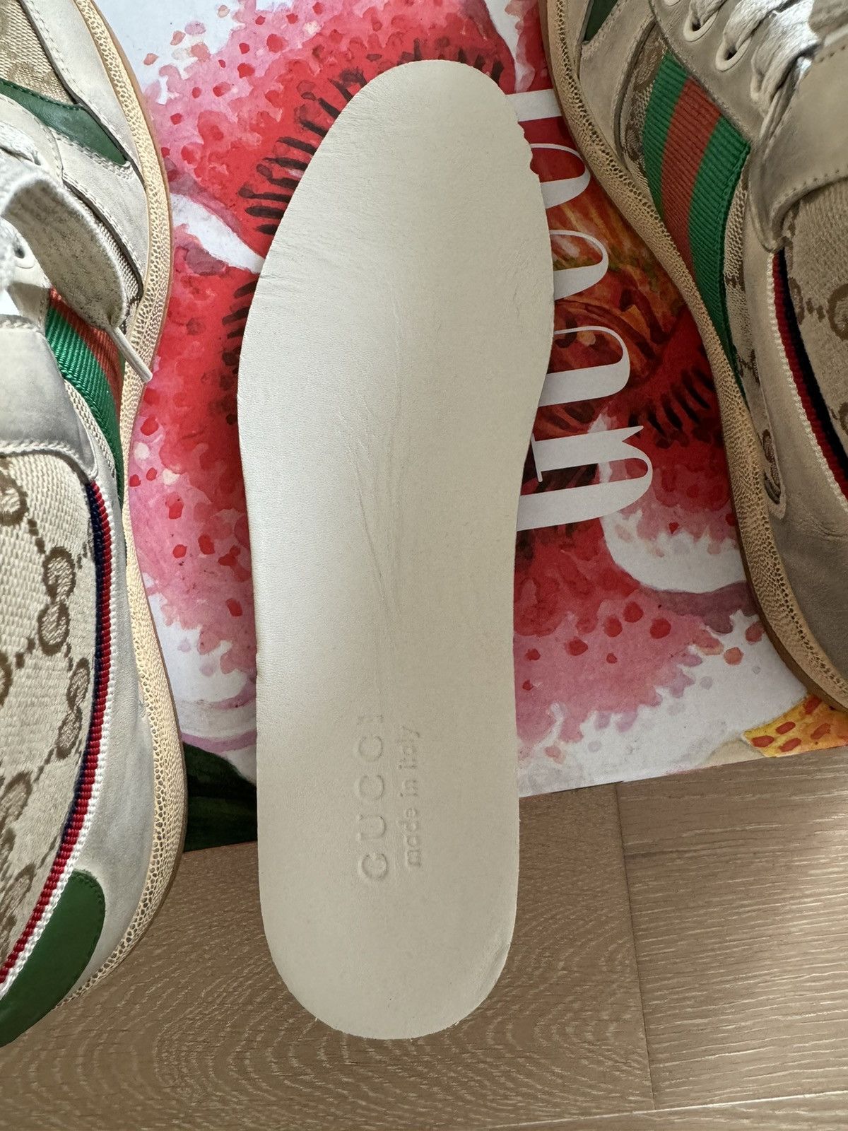 Gucci Gucci Men’s Screener GG High-Top Sneakers Size US 7.5 / EU 40-41 - 21 Thumbnail