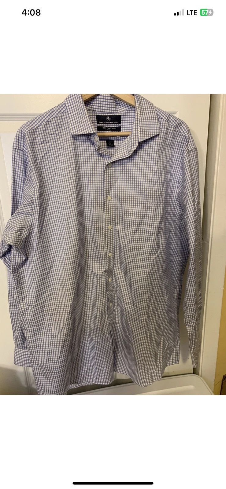 Hart Schaffner Marx Hart schaffner marx mens sz 17/35 plaid button shirt white Size US XL / EU 56 / 4 - 4 Thumbnail