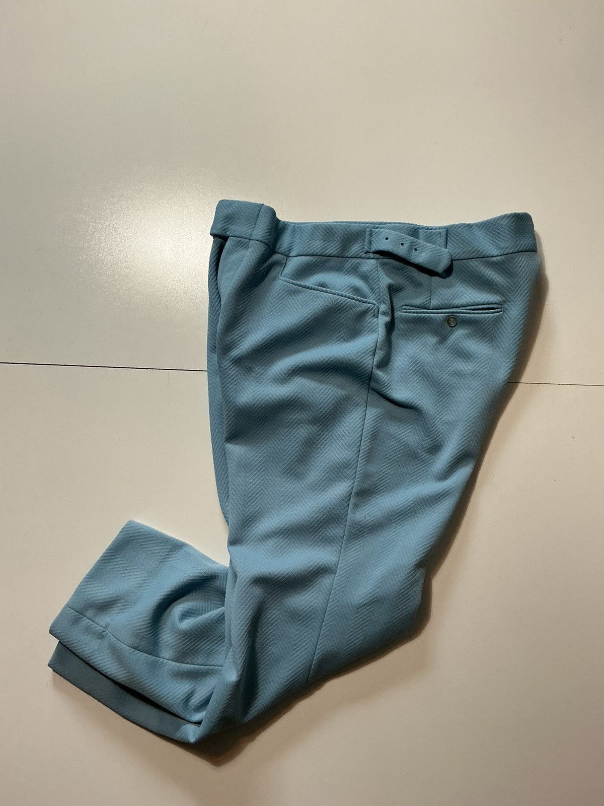 McGregor Vintage 60s 70s Mcgregor Polyester Disco Flare Dress Pants Size US 38 / EU 54 - 4 Thumbnail