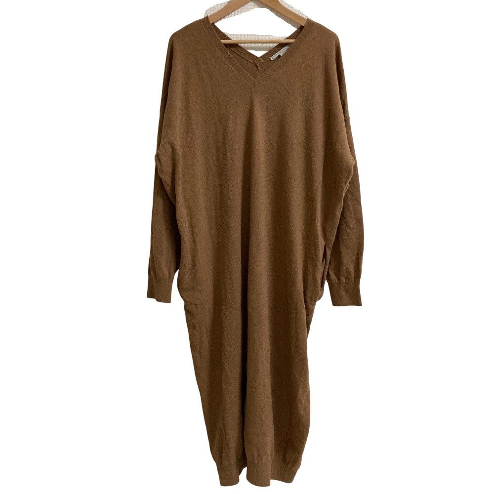Stella McCartney Stella Mccartney Stella McCartney V-neck Wool Alpaca Knit Dress Textile Dresses 538432 DUTY FREE for USA Size ONE SIZE - 1 Thumbnail