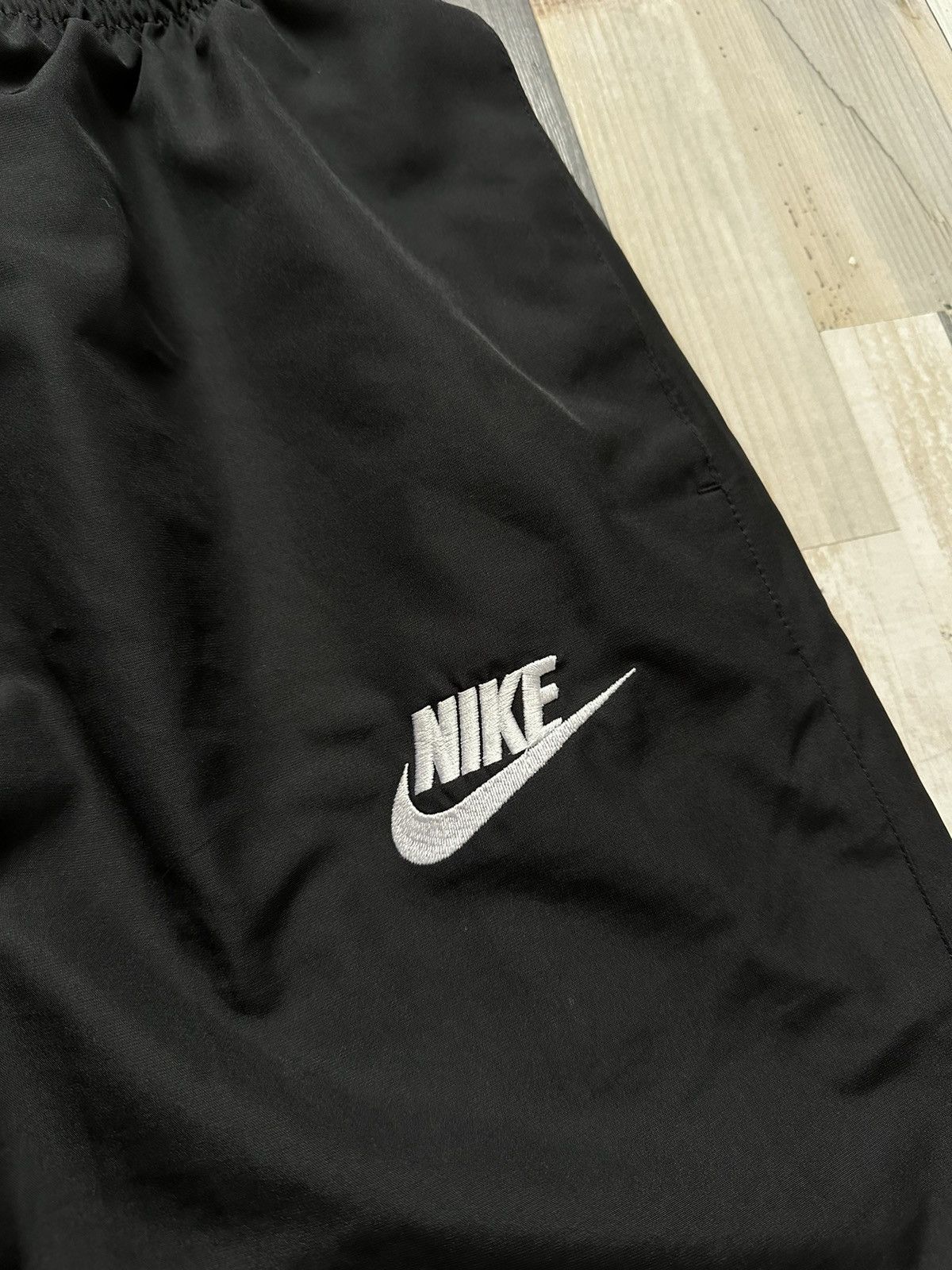 Vintage Y2K Nike Track Pants Baggy Black Drill Gorpcore