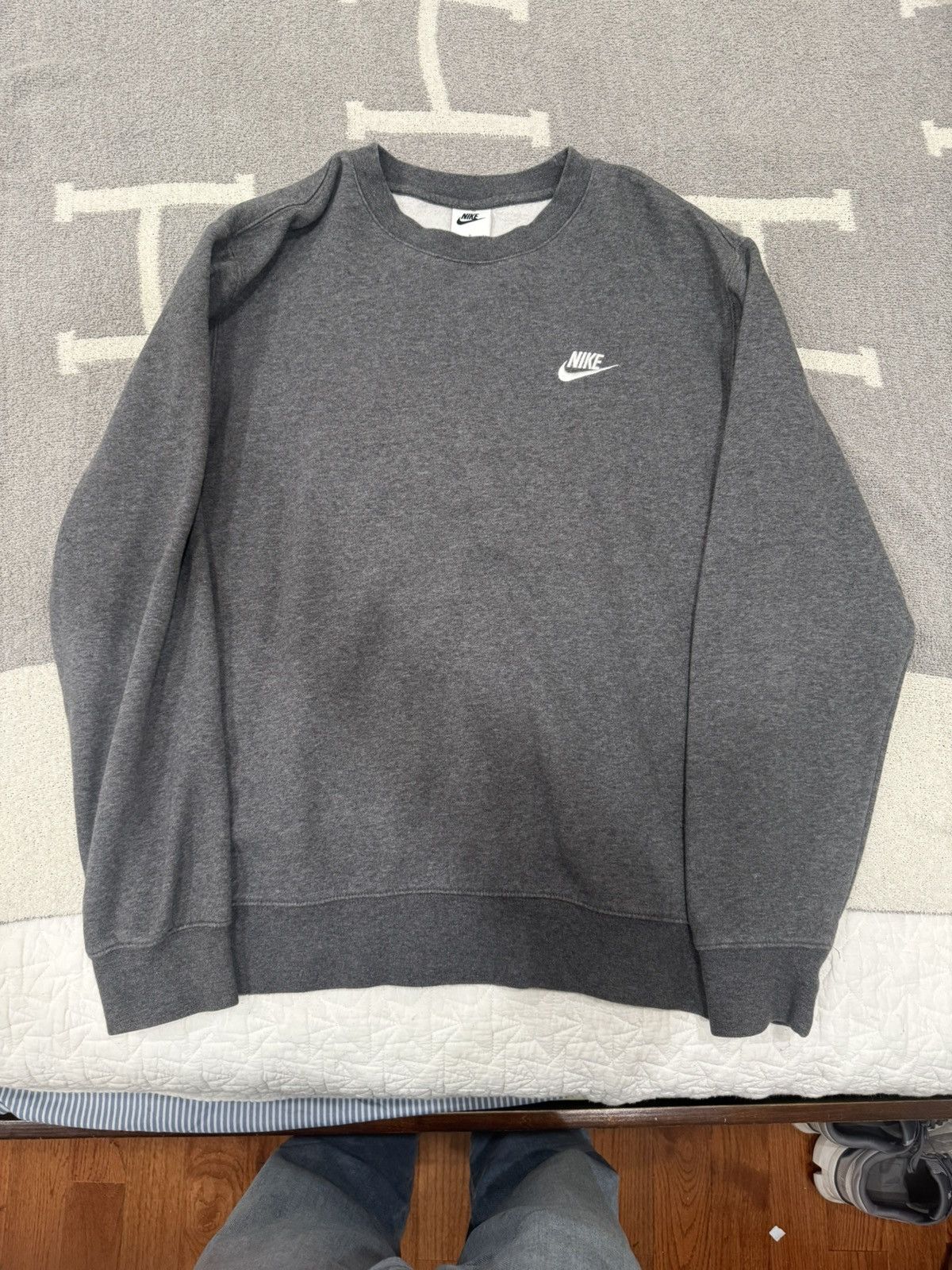 Nike Nike Grey Sweatshirt Size US S / EU 44-46 / 1 - 1 Thumbnail