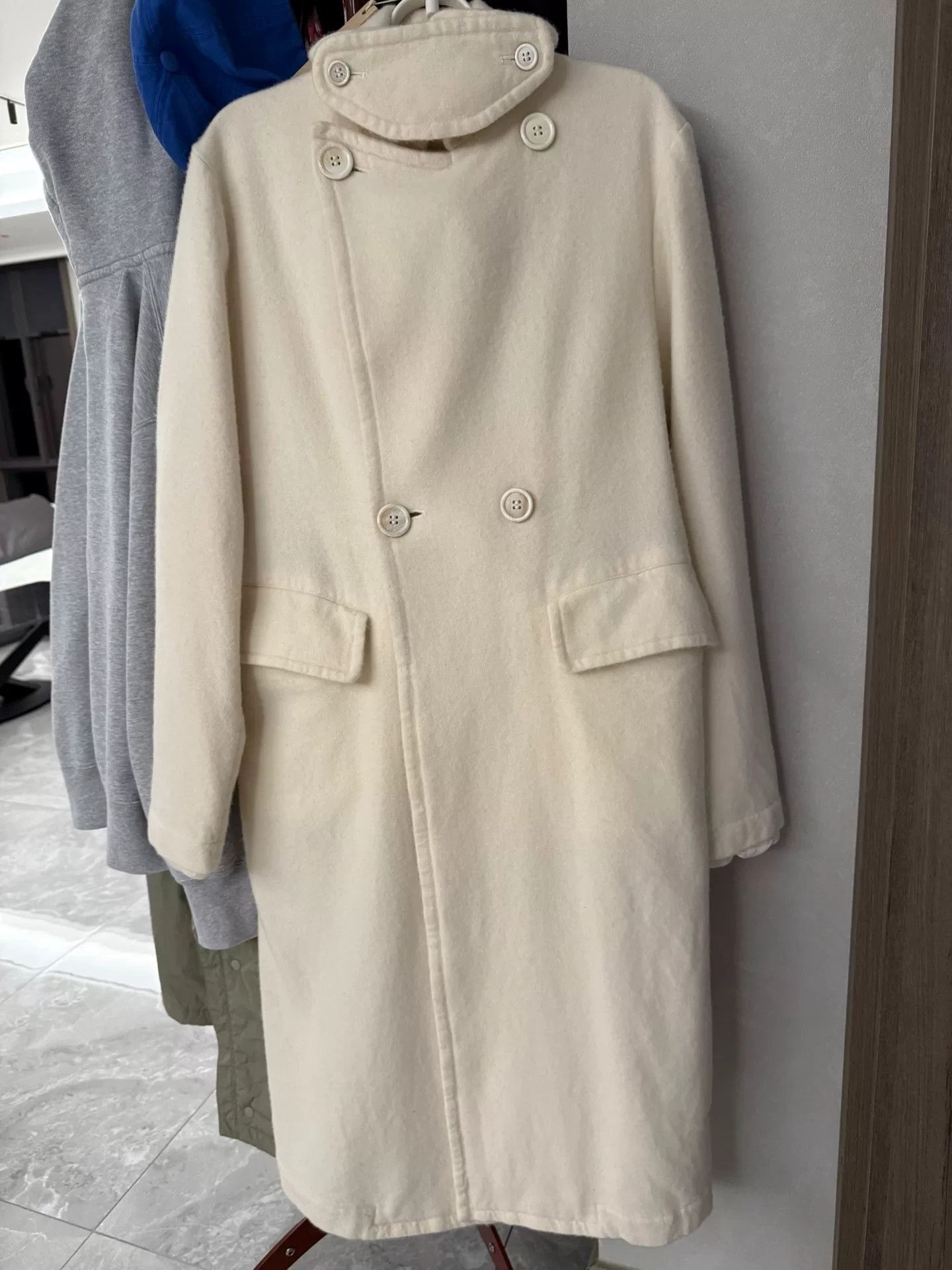 Comme des Garcons Comme des Garçons TAO White Wool Coat Size US M / EU 48-50 / 2 - 1 Thumbnail