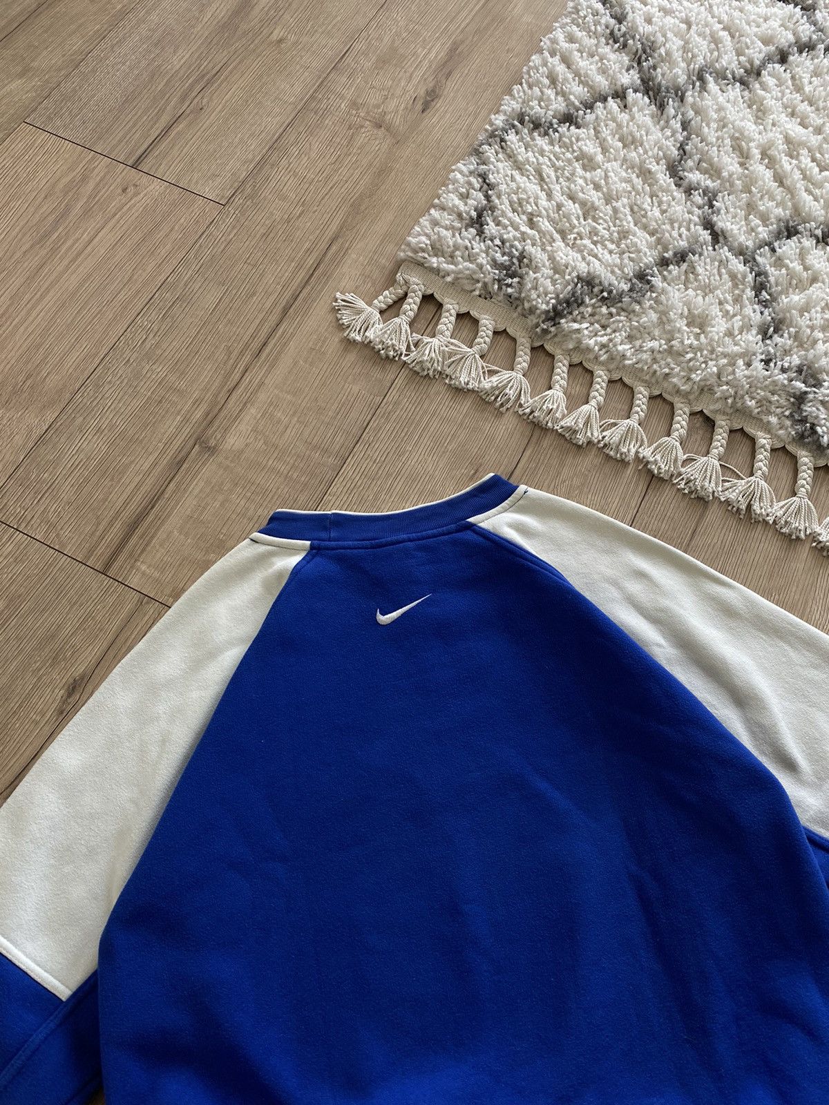 Nike × Vintage NIKE BOXY 90s VINTAGE BIG LOGO DRILL SWEATSHIRT Size US M / EU 48-50 / 2 - 4 Thumbnail