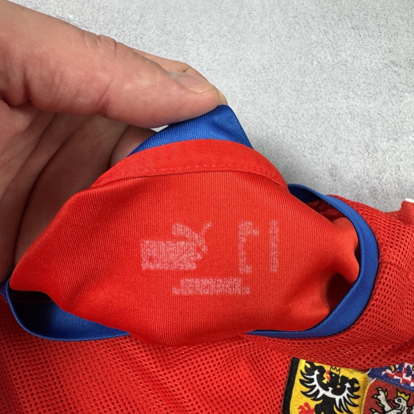 Puma Czech Republic 2008 - 2009 Home football shirt jersey Soccer Size US M / EU 48-50 / 2 - 9 Thumbnail