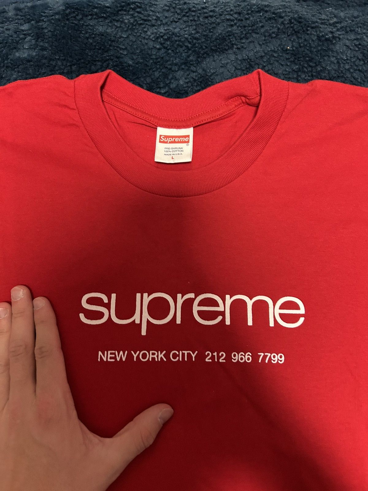 Supreme Supreme tee Size US L / EU 52-54 / 3 - 2 Thumbnail