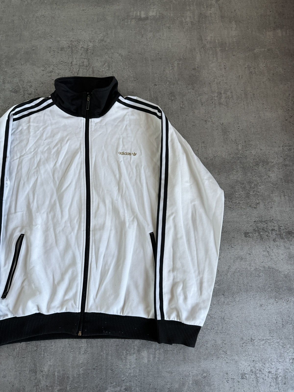 Adidas × Vintage Adidas Vintage 00s zip tracksuit logo 3 stripes rap skate Size US XL / EU 56 / 4 - 2 Thumbnail