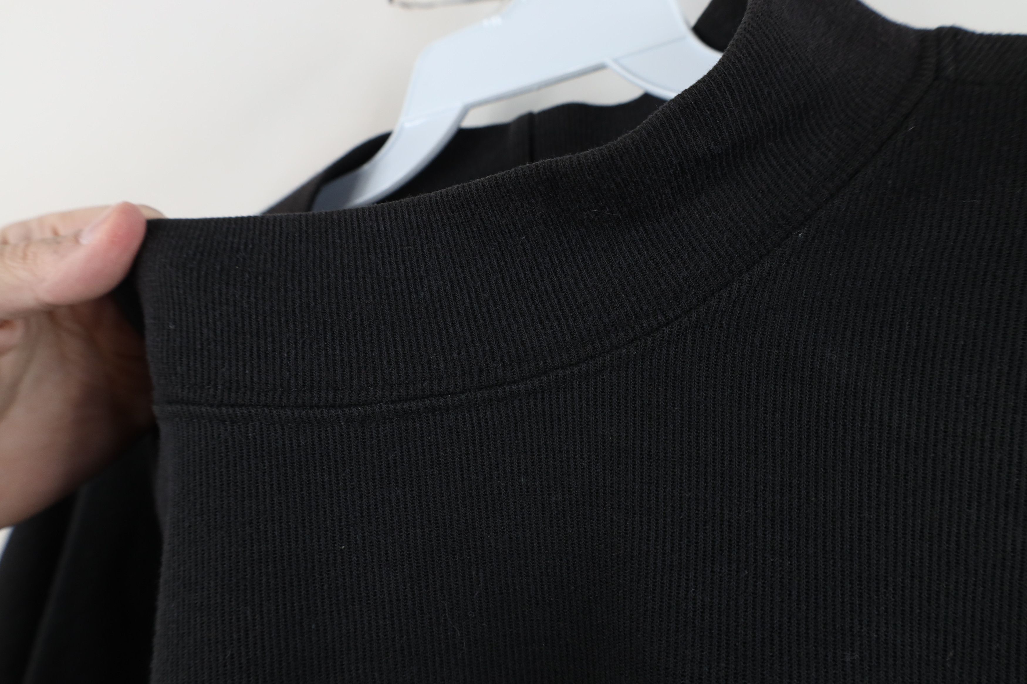 Vintage Vintage 90s Streetwear Ribbed Knit Mock Neck T-Shirt USA Size XL / US 12-14 / IT 48-50 - 6 Thumbnail