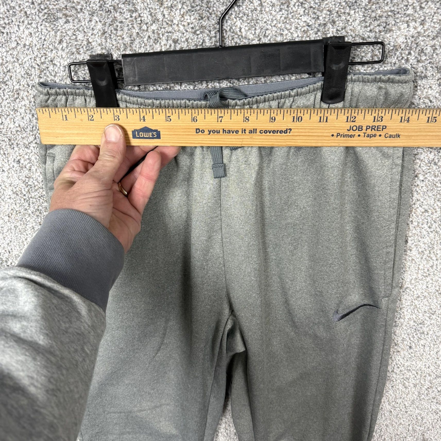 Nike Nike Therma-FIT Pants Mens Small Gray Fleece Joggers Athletic Gym Athleisure Size US 29 - 2 Thumbnail
