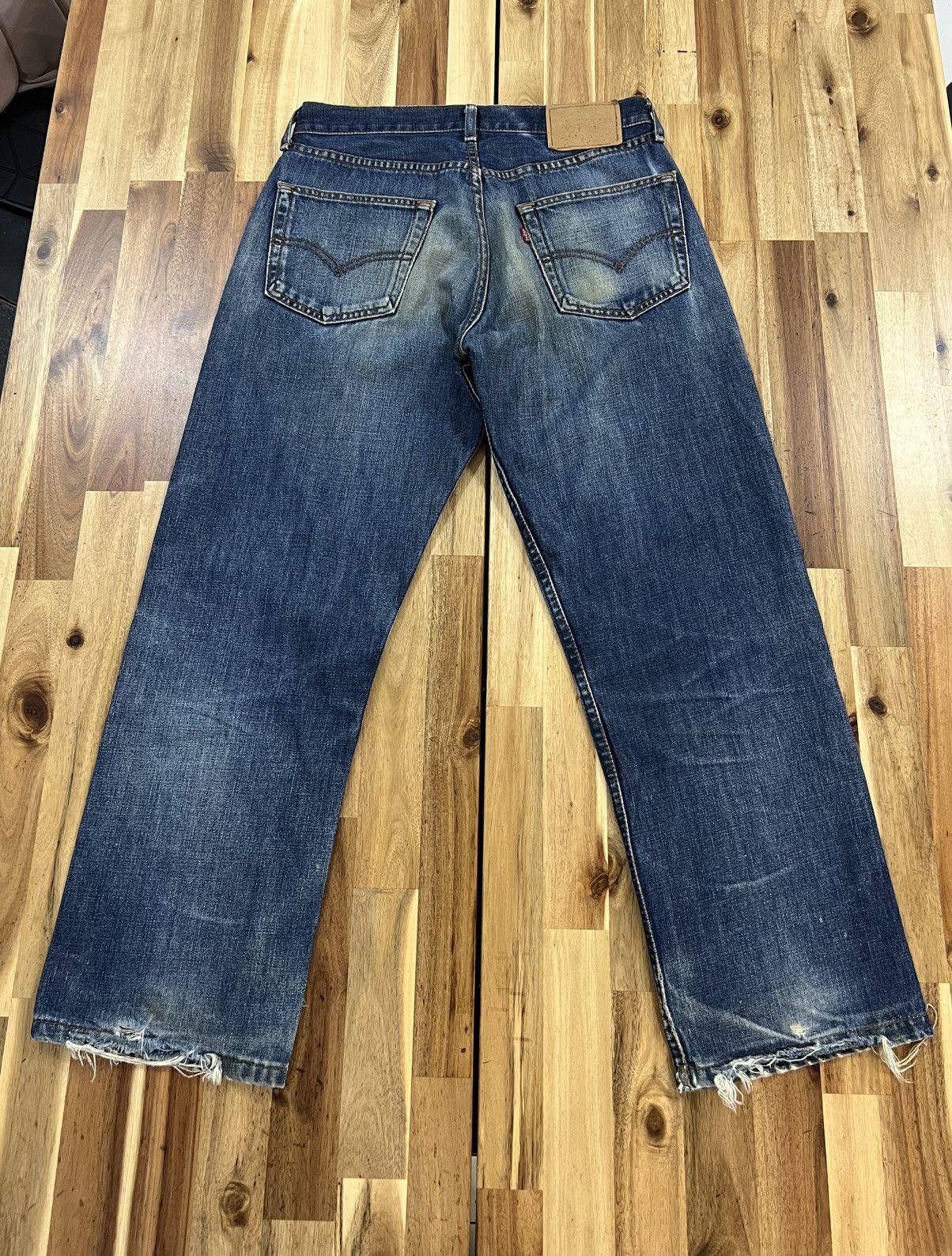 Levi's Vintage 90’s Levis 502 Button J09 Denim Jeans Size US 32 / EU 48 - 5 Thumbnail