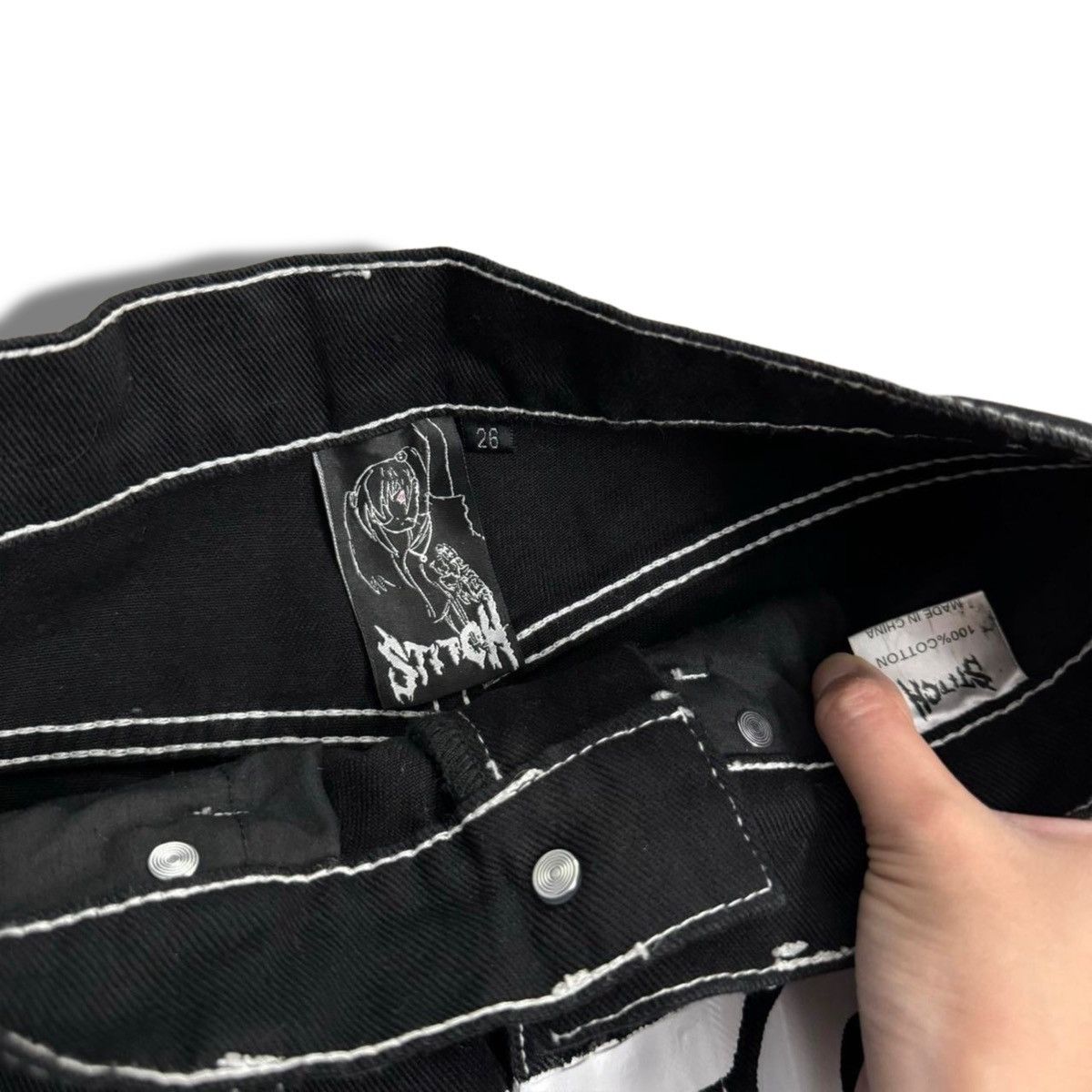 Other Stitch BIGAZCROTCHPRINT* Jeans Size US 26 / EU 42 - 5 Thumbnail