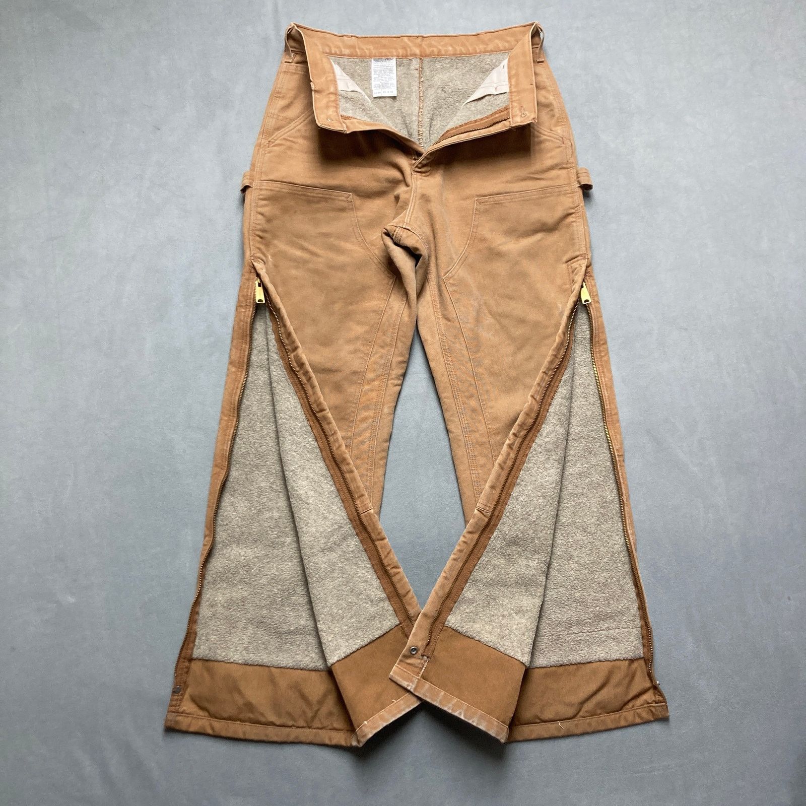 Carhartt Carhartt Sherpa Lined Utility Pants Mens 32x32 B157 BRN Size US 32 / EU 48 - 1 Thumbnail