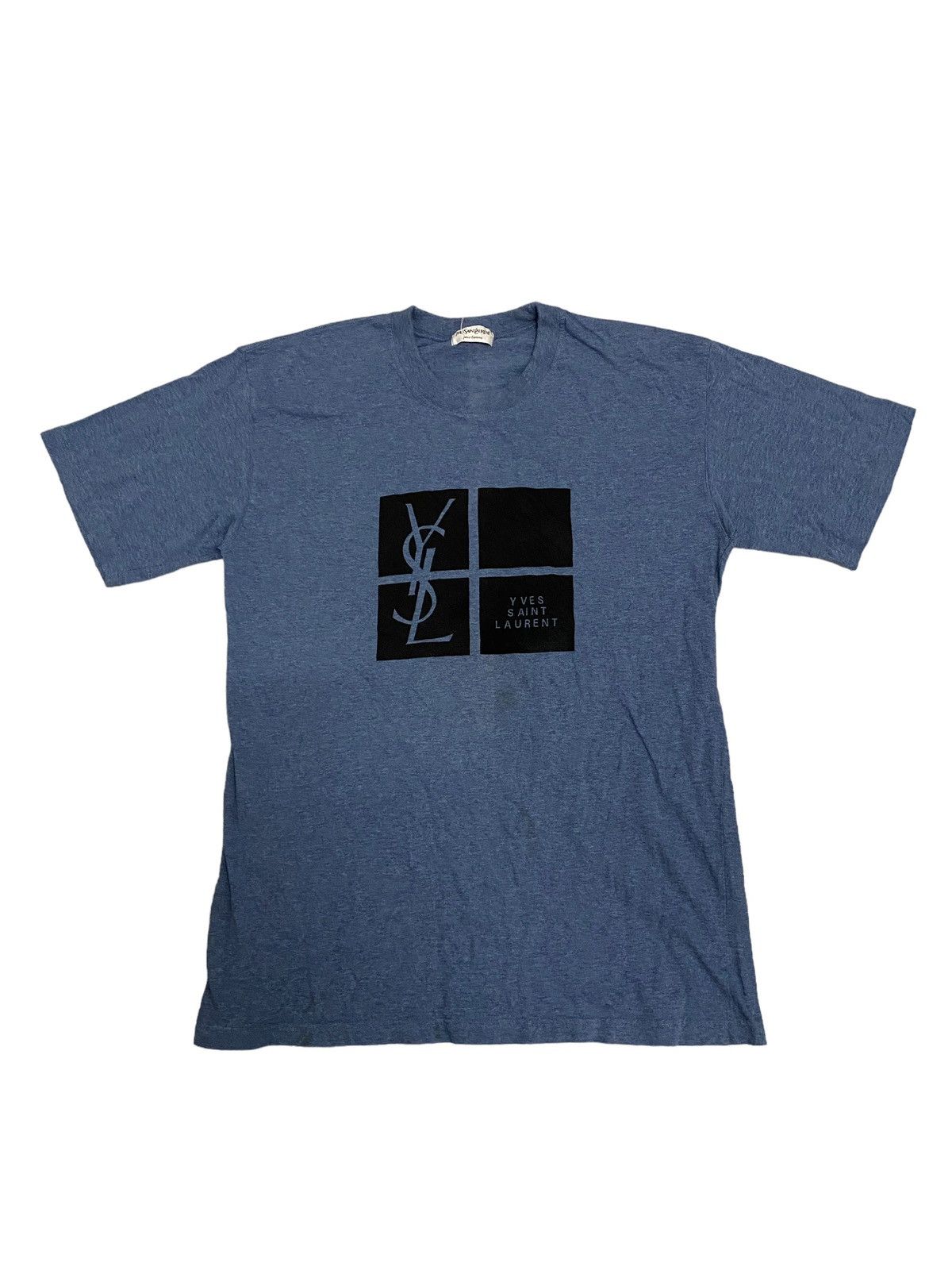 Vintage Yves Saint Laurent Pour Homme Biglogo Tee