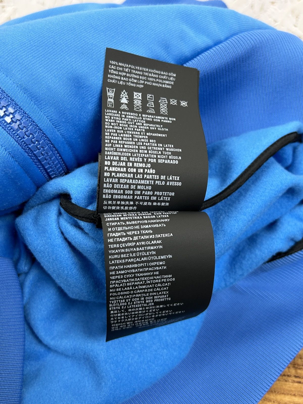 Prada Prada Runproof Technical Fleece Jacket In Blue S19 Size US XL / EU 56 / 4 - 14 Thumbnail