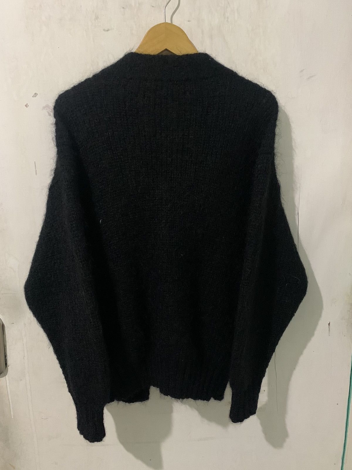 If Six Was Nine × KMRii × Le Grande Bleu (L.G.B.) GEORGES MEMMI Cardigan Mohair Kurt Cobain styel Size US M / EU 48-50 / 2 - 11 Thumbnail