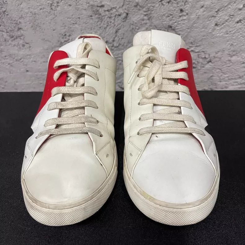 Fendi Fendi Sneakers with Red and Black Design Size US 9 / EU 42 - 6 Thumbnail